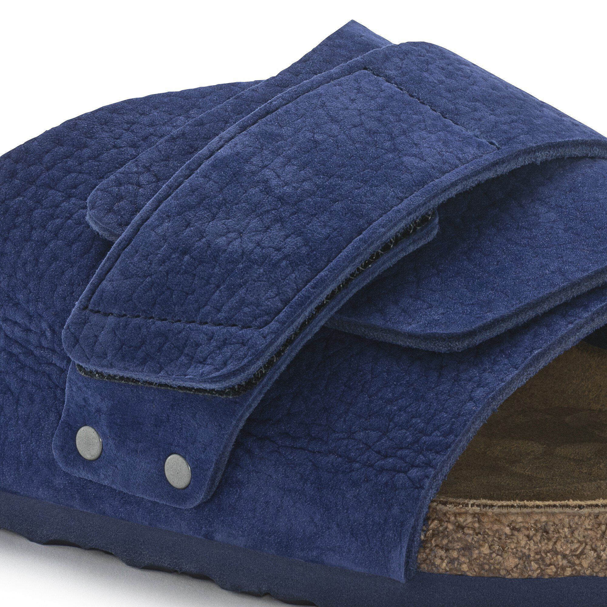 Kyoto Nubuck Leather Desert Buck Indigo Blue - Image 9