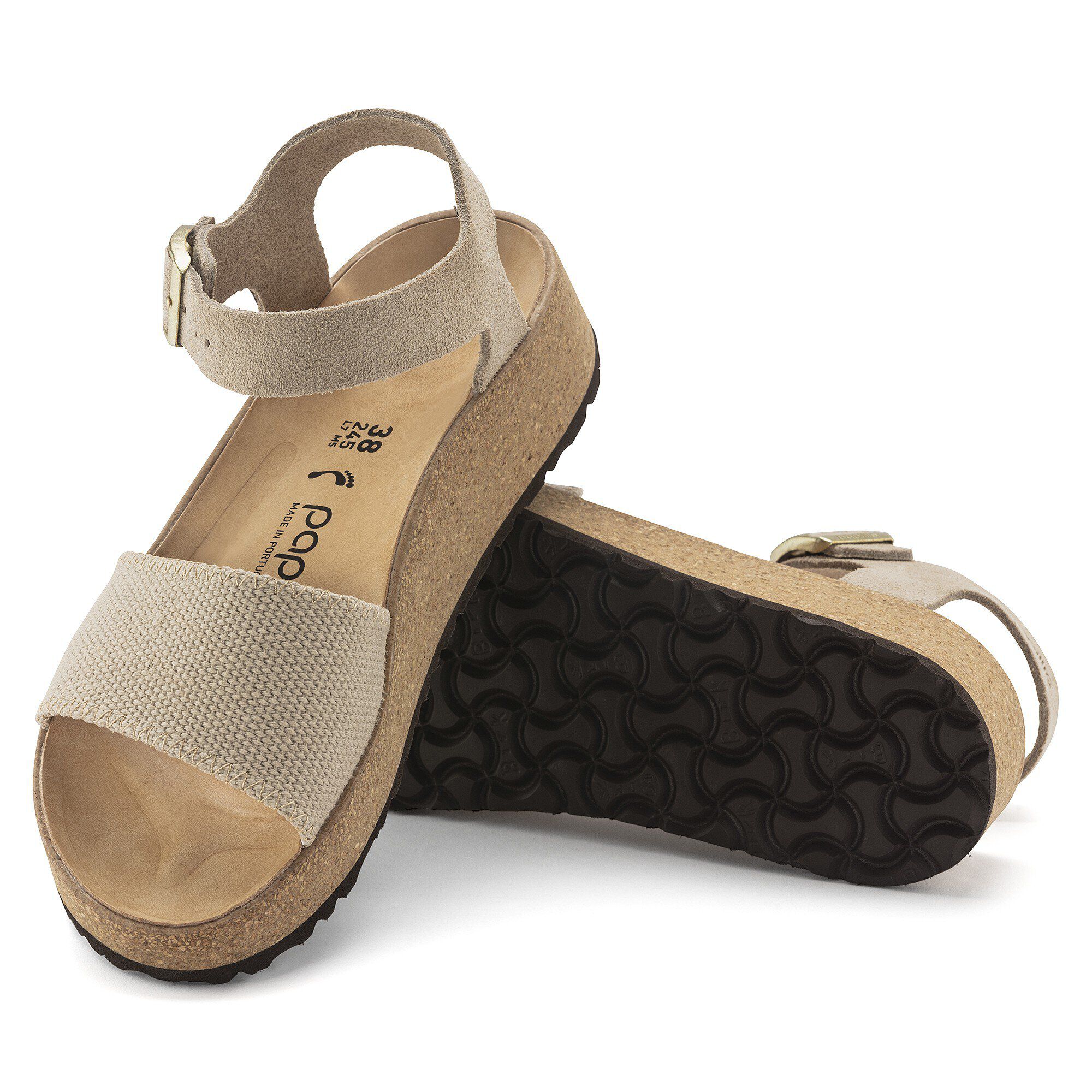 Glenda Suede Leather-Textile Sandcastle - Image 6