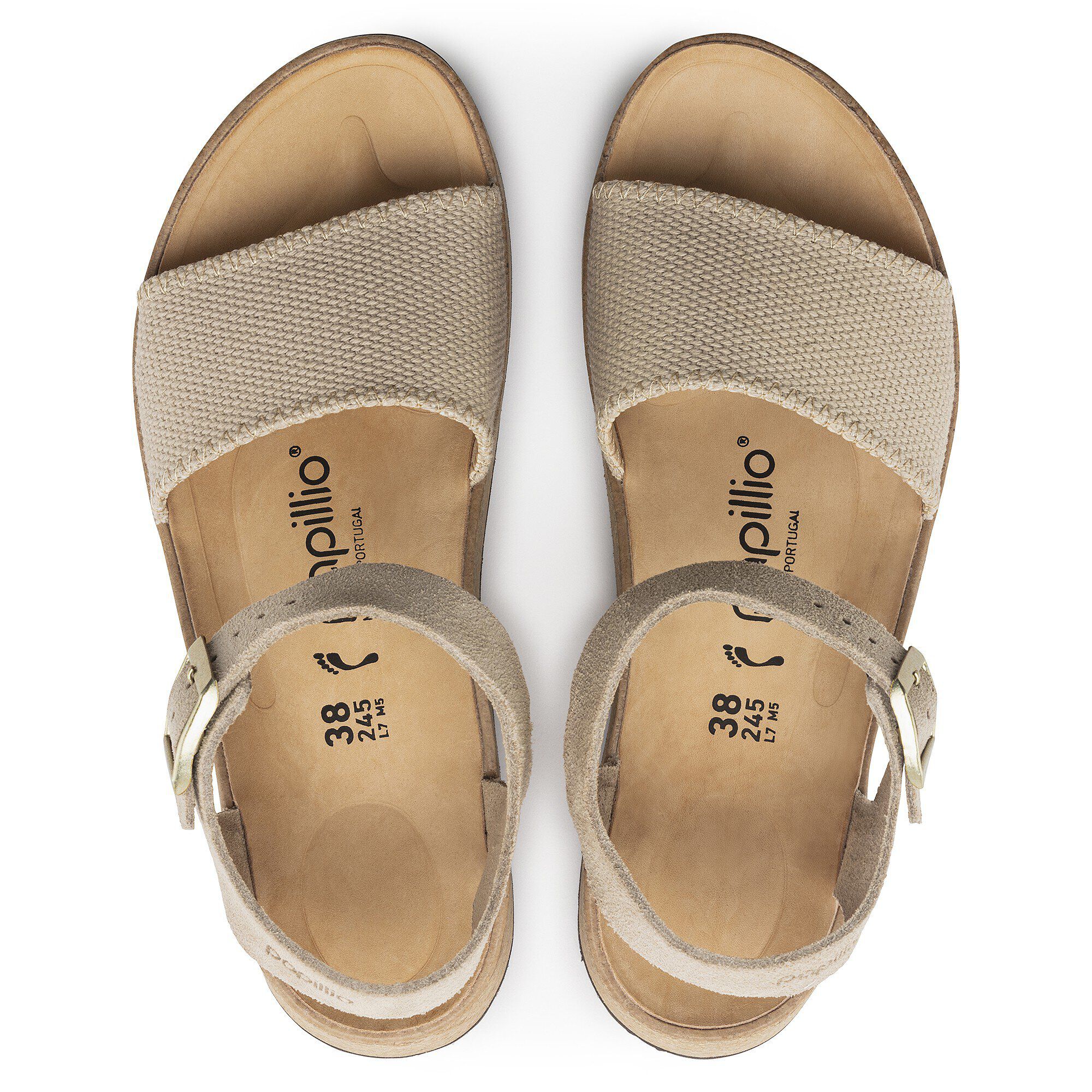 Glenda Suede Leather-Textile Sandcastle - Image 2