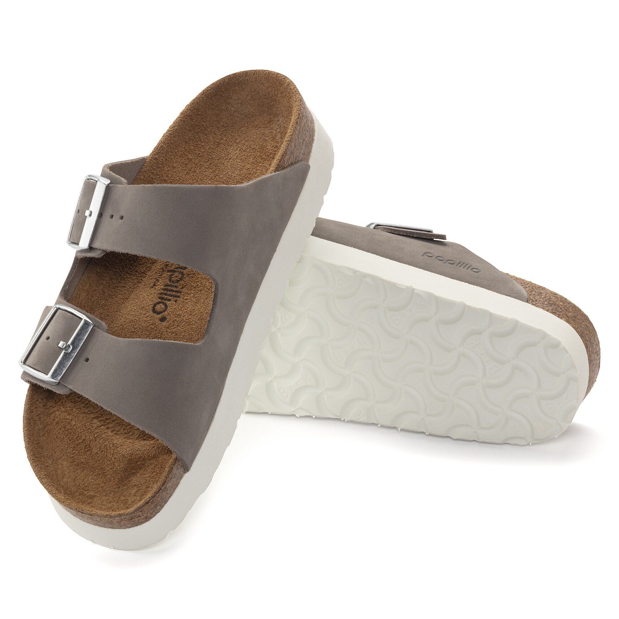 Arizona Flex Platform Nubuck Leather Dove Gray - Image 6