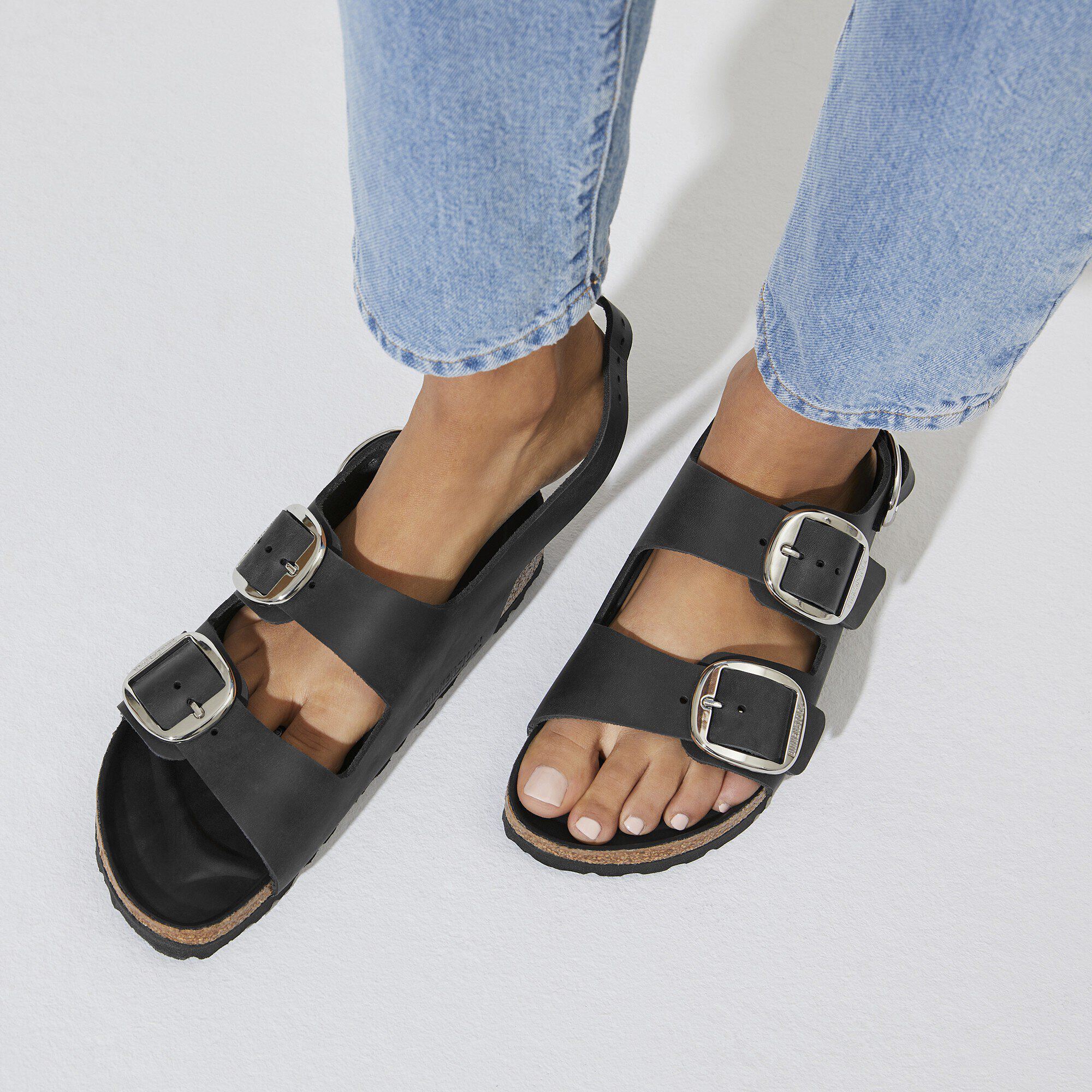 Milano Big Buckle Natural Leather Oiled - Image 4