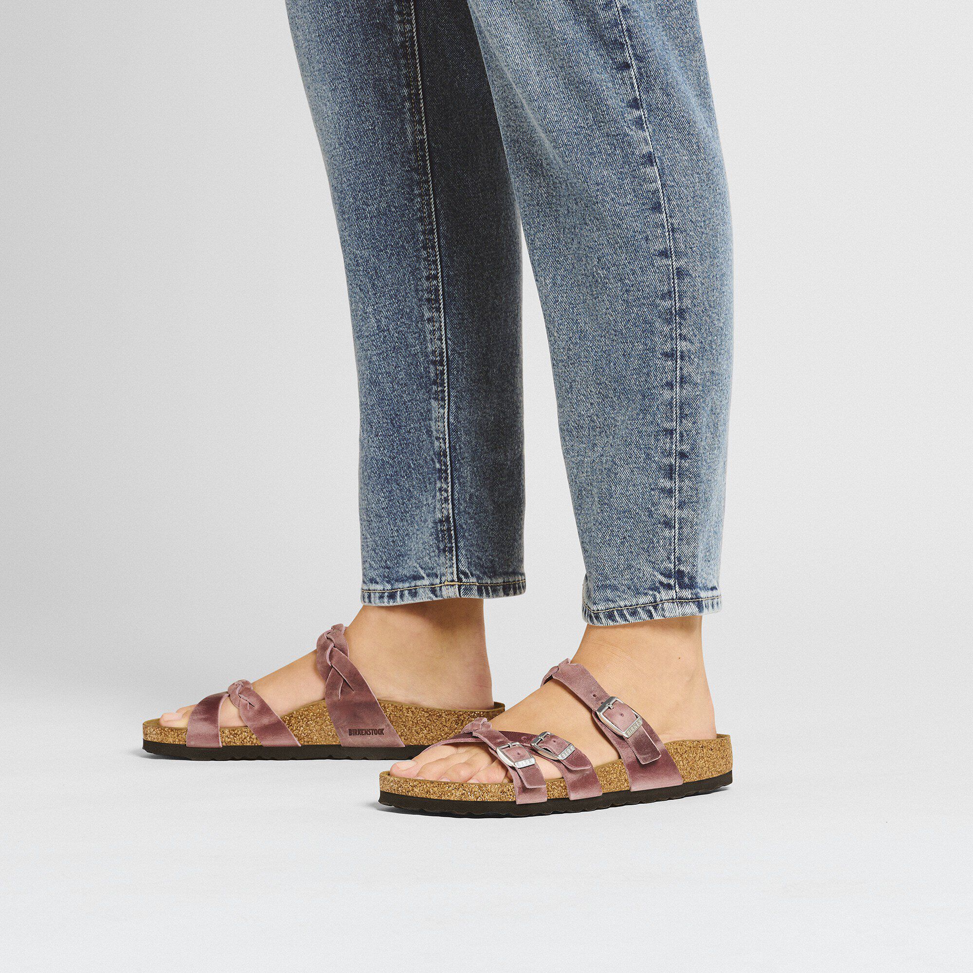 Franca Braided Oiled Leather Lavender - Image 8