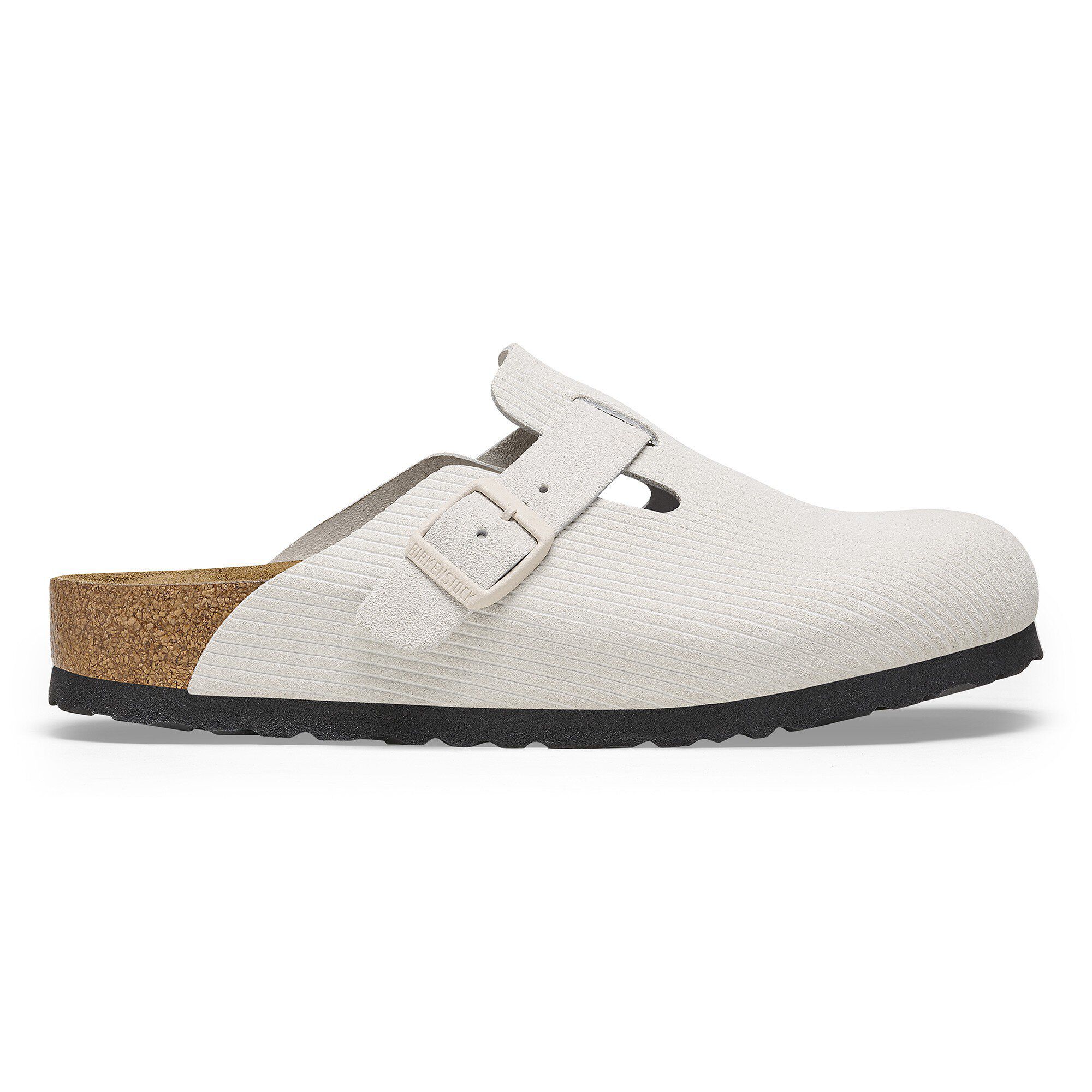 Boston Suede Leather Corduroy Antique White - Image 3