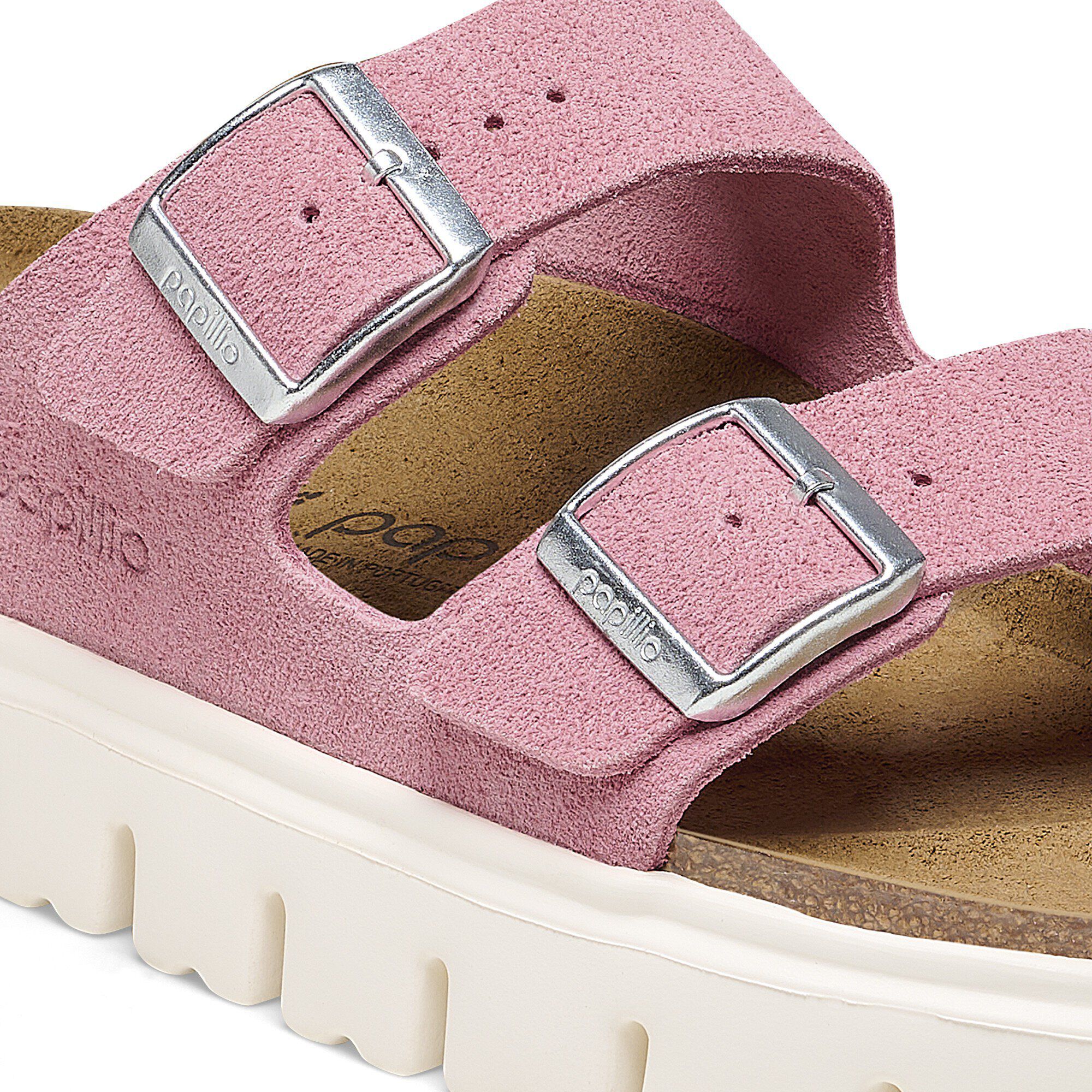 Arizona Chunky Suede Leather Candy Pink - Image 8