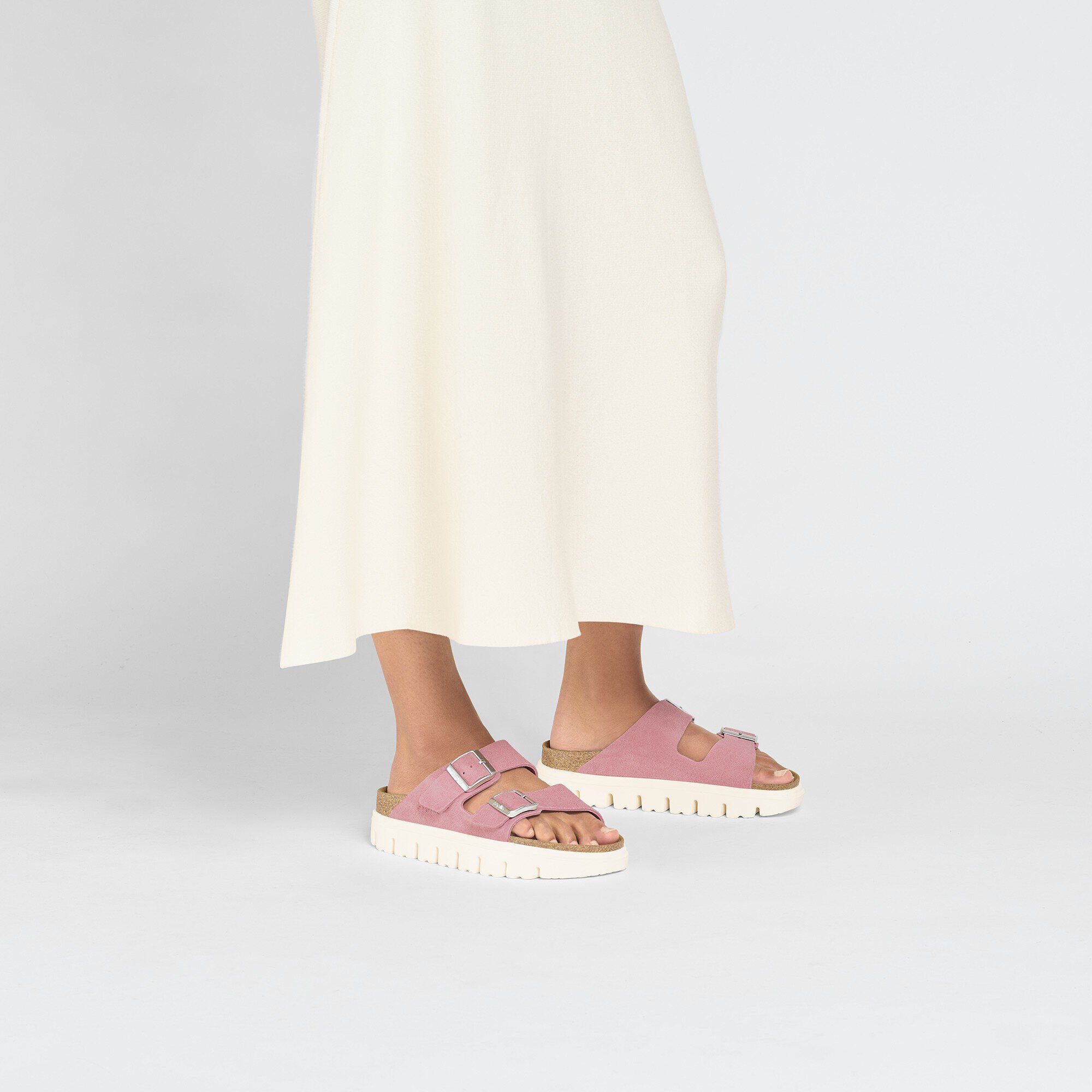 Arizona Chunky Suede Leather Candy Pink - Image 6