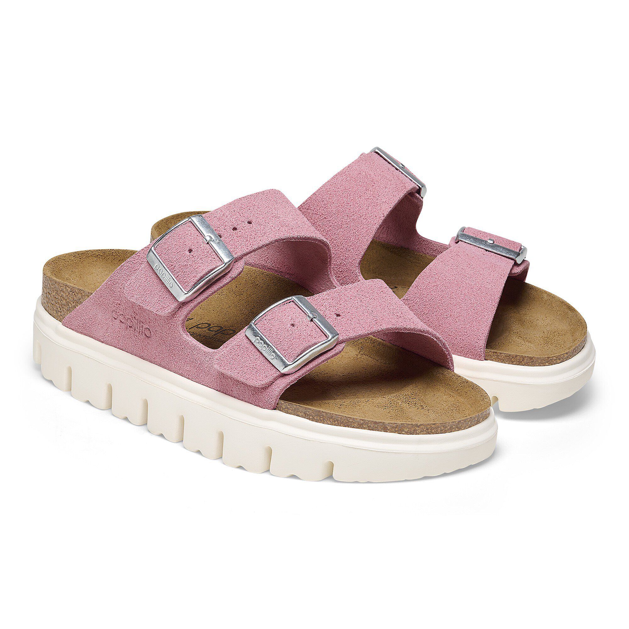 Arizona Chunky Suede Leather Candy Pink - Image 5
