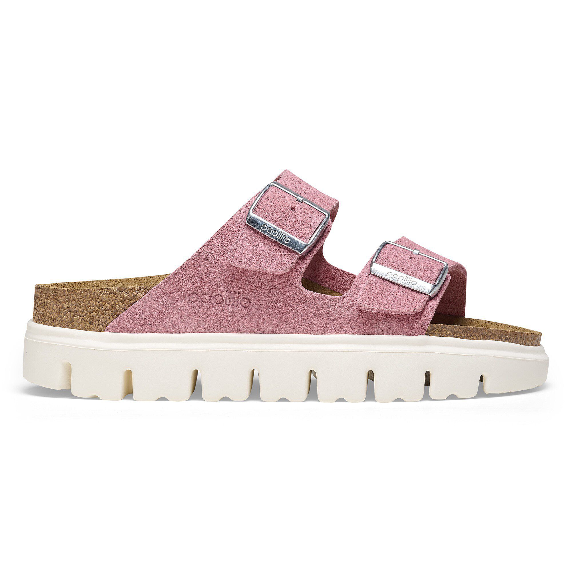 Arizona Chunky Suede Leather Candy Pink - Image 3