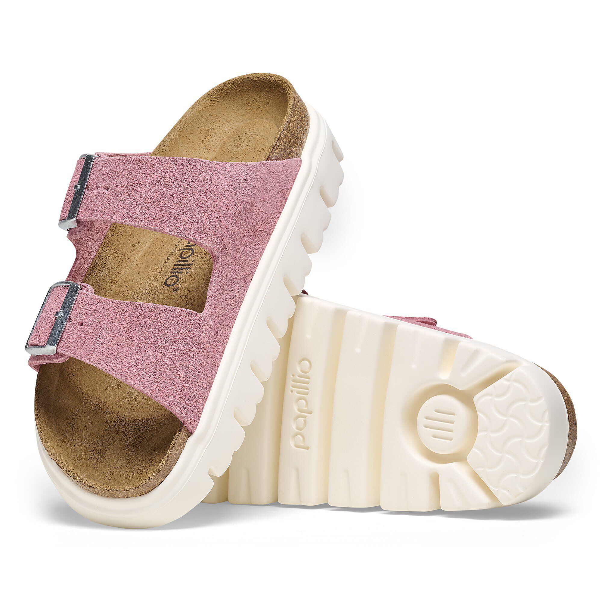 Arizona Chunky Suede Leather Candy Pink - Image 4