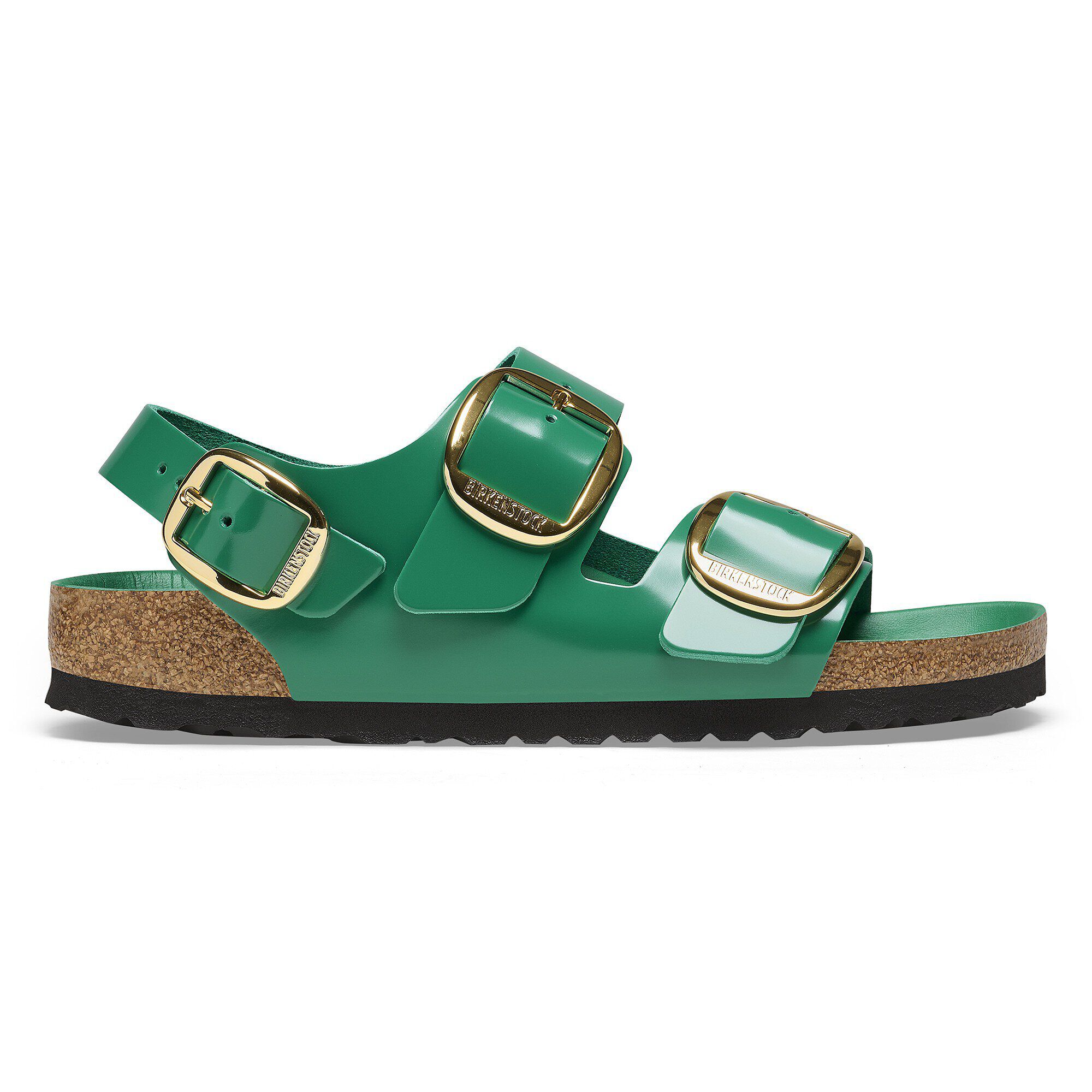 Milano Big Buckle Natural Leather Patent - Image 3