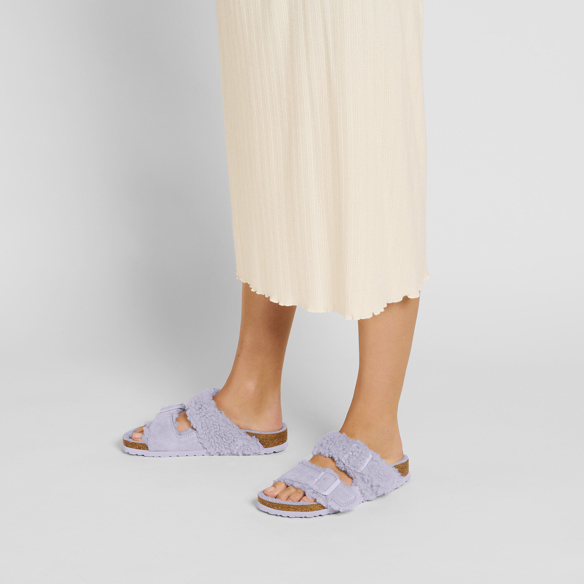 Arizona Teddy Split Suede Leather/Fur - Image 6