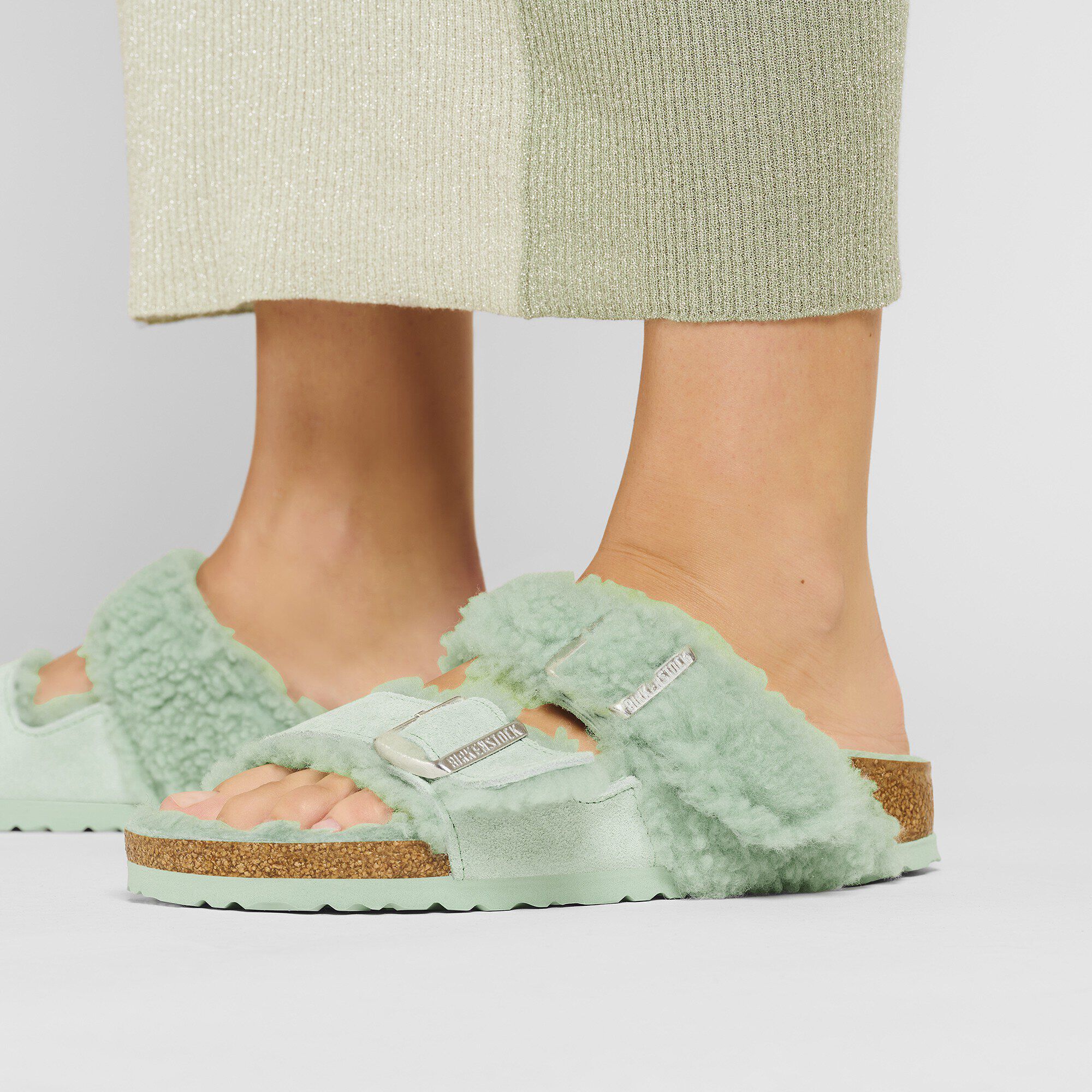 Arizona Teddy Split Suede Leather/Fur - Image 6