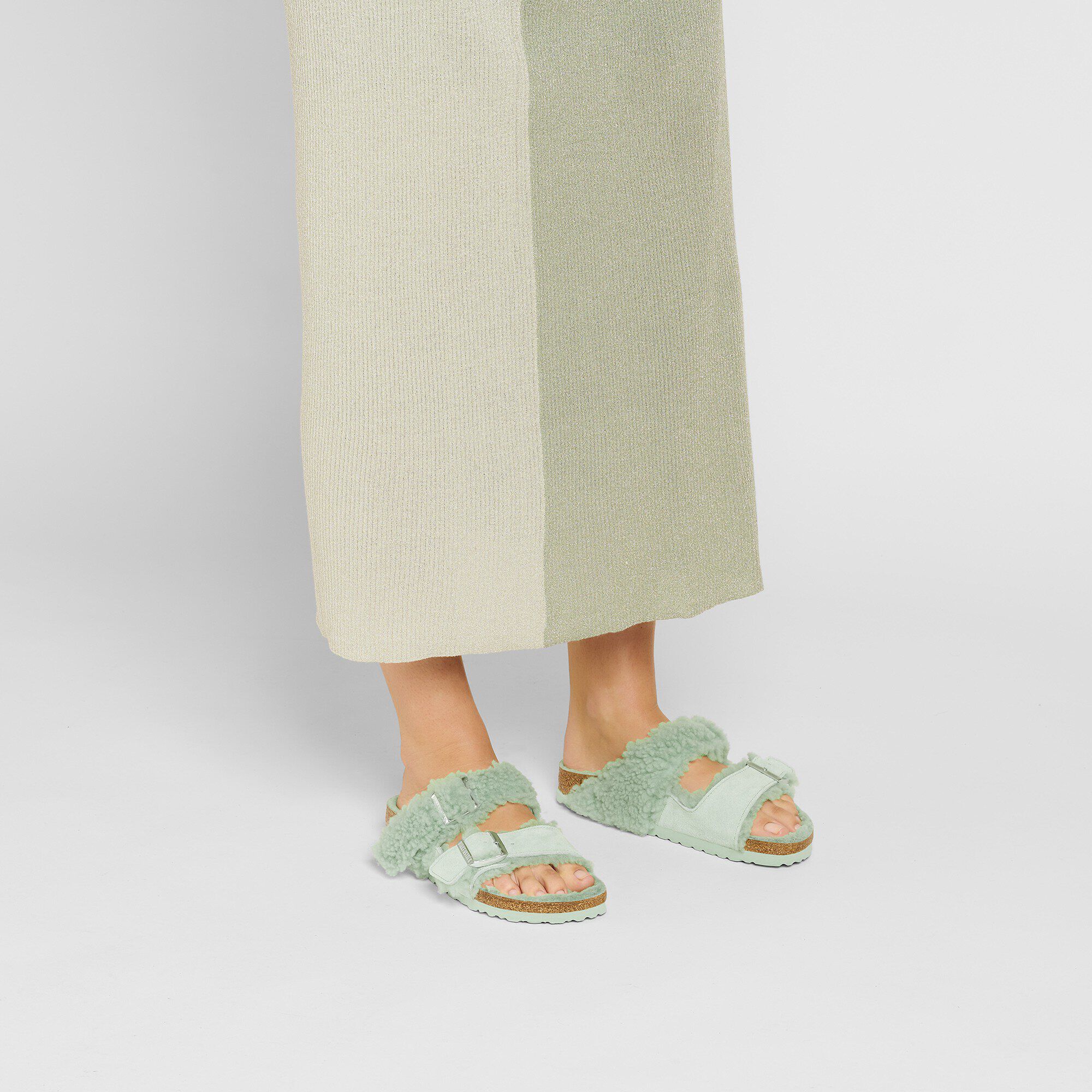 Arizona Teddy Split Suede Leather/Fur - Image 7