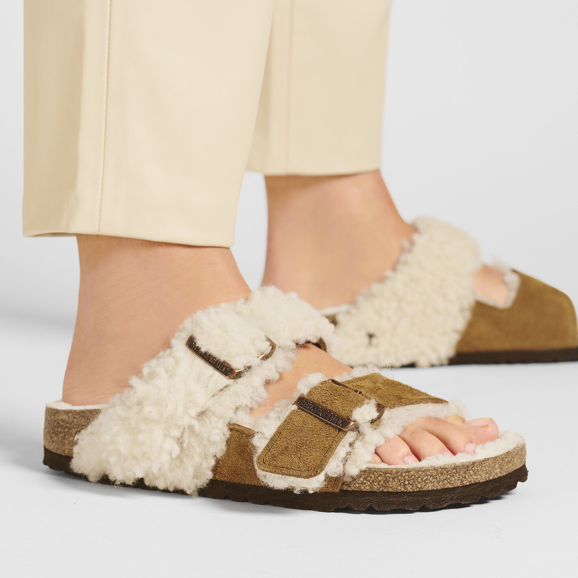 Arizona Teddy Split Suede Leather/Fur - Image 4