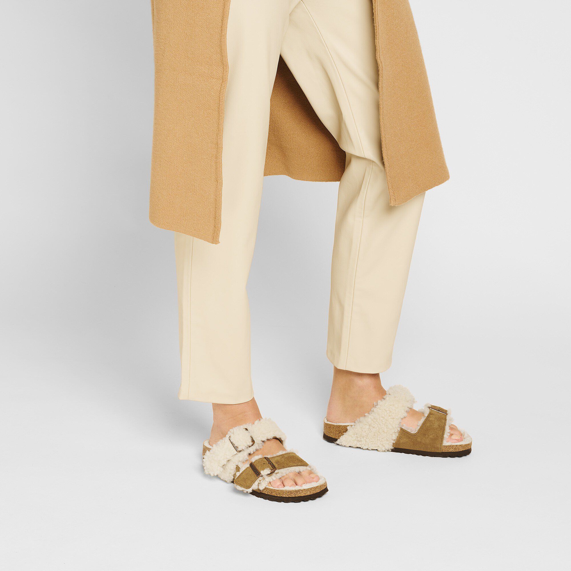 Arizona Teddy Split Suede Leather/Fur - Image 7