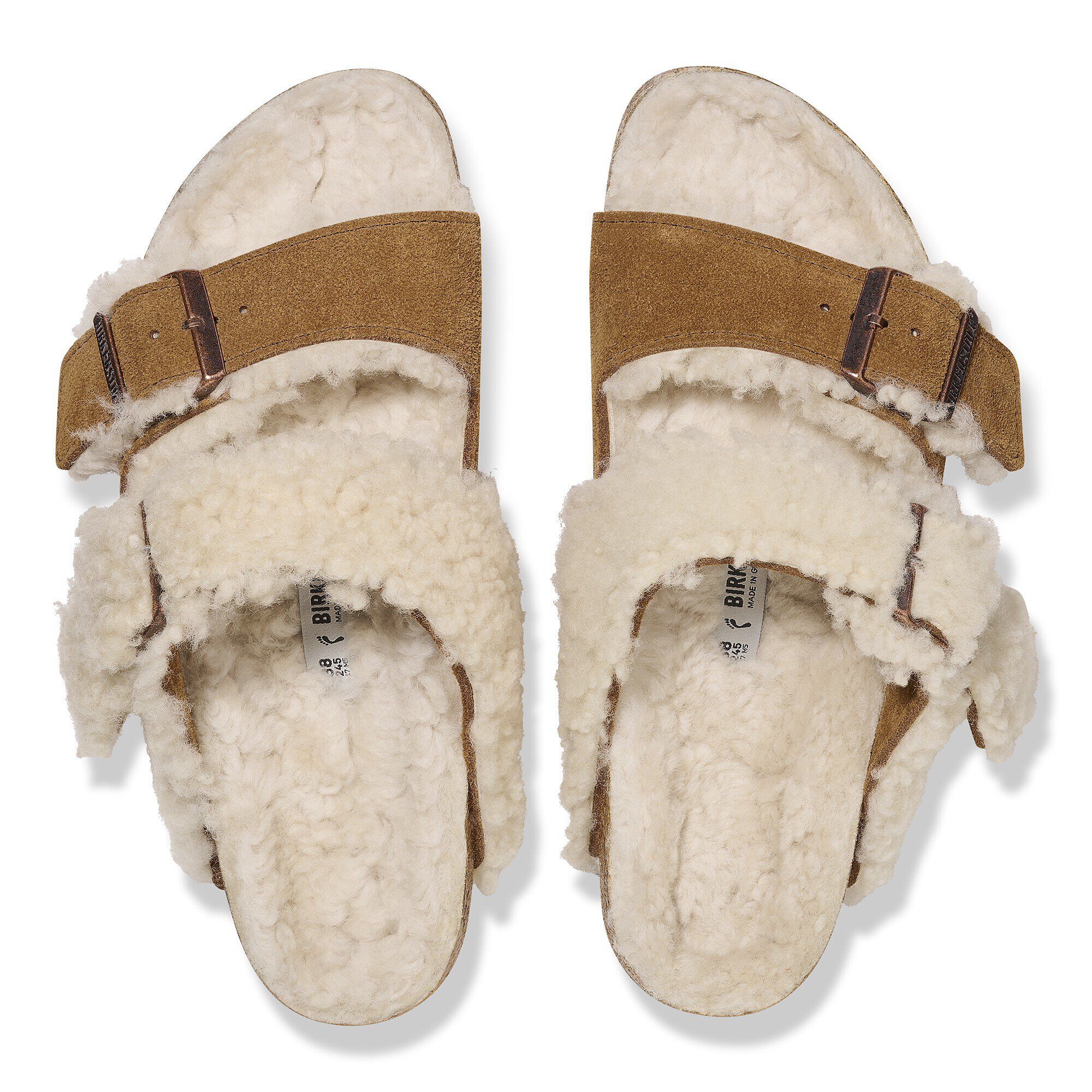 Arizona Teddy Split Suede Leather/Fur - Image 2