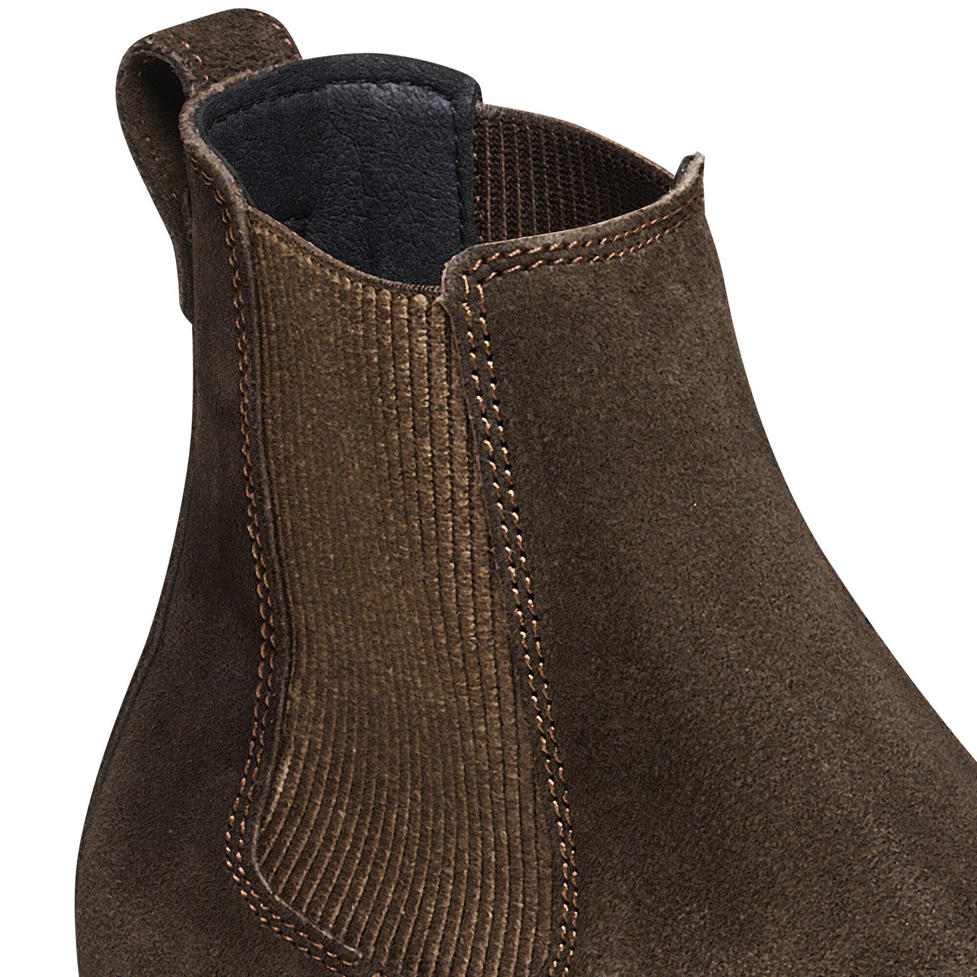 Highwood Slip On Women Suede Leather Mocha - Image 4