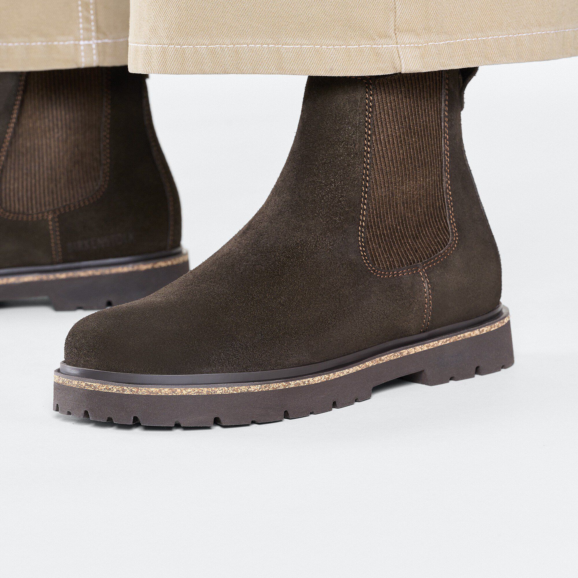 Highwood Slip On Women Suede Leather Mocha - Image 8