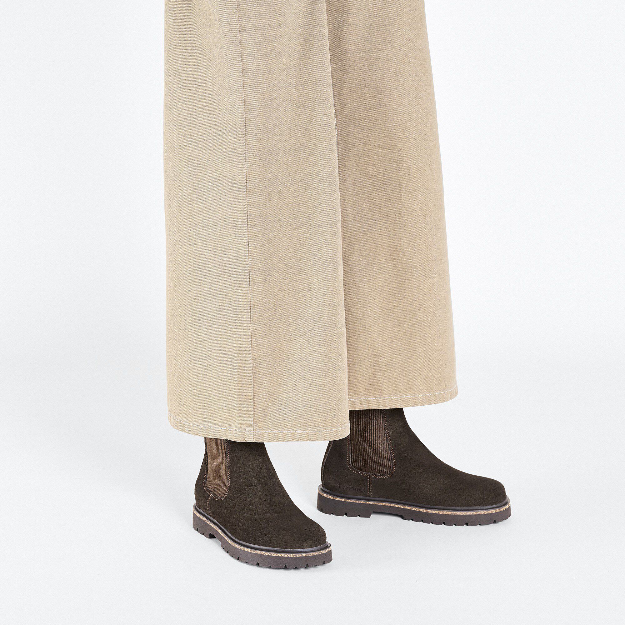 Highwood Slip On Women Suede Leather Mocha - Image 5