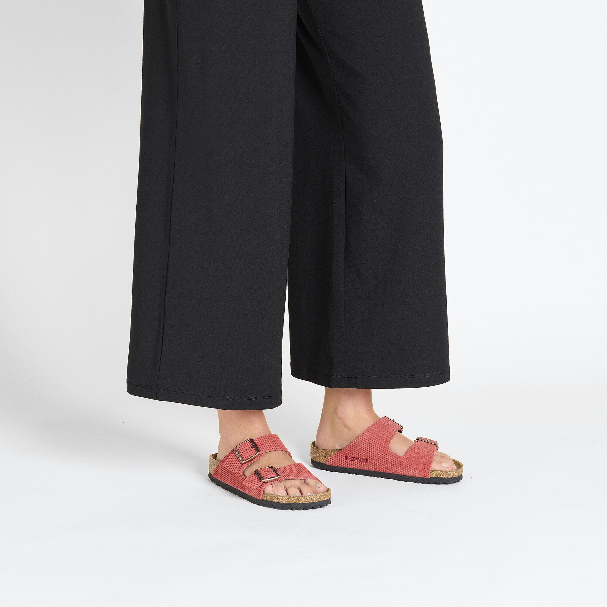 Arizona Suede Embossed Corduroy Sienna Red - Image 9
