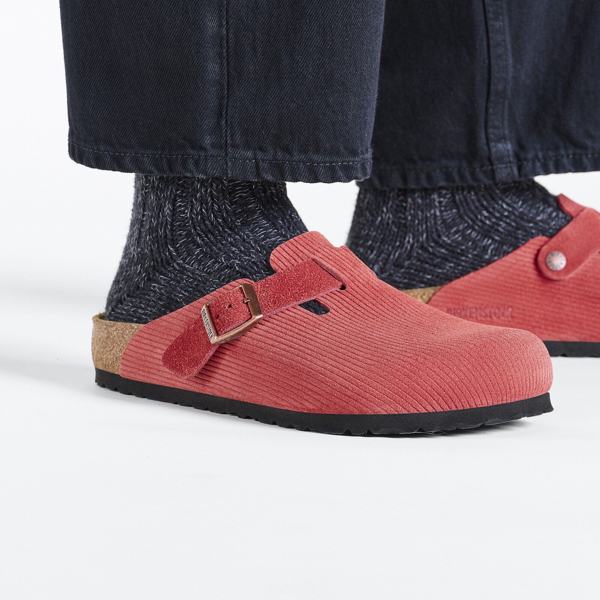 Boston Suede Embossed Corduroy Sienna Red - Image 12