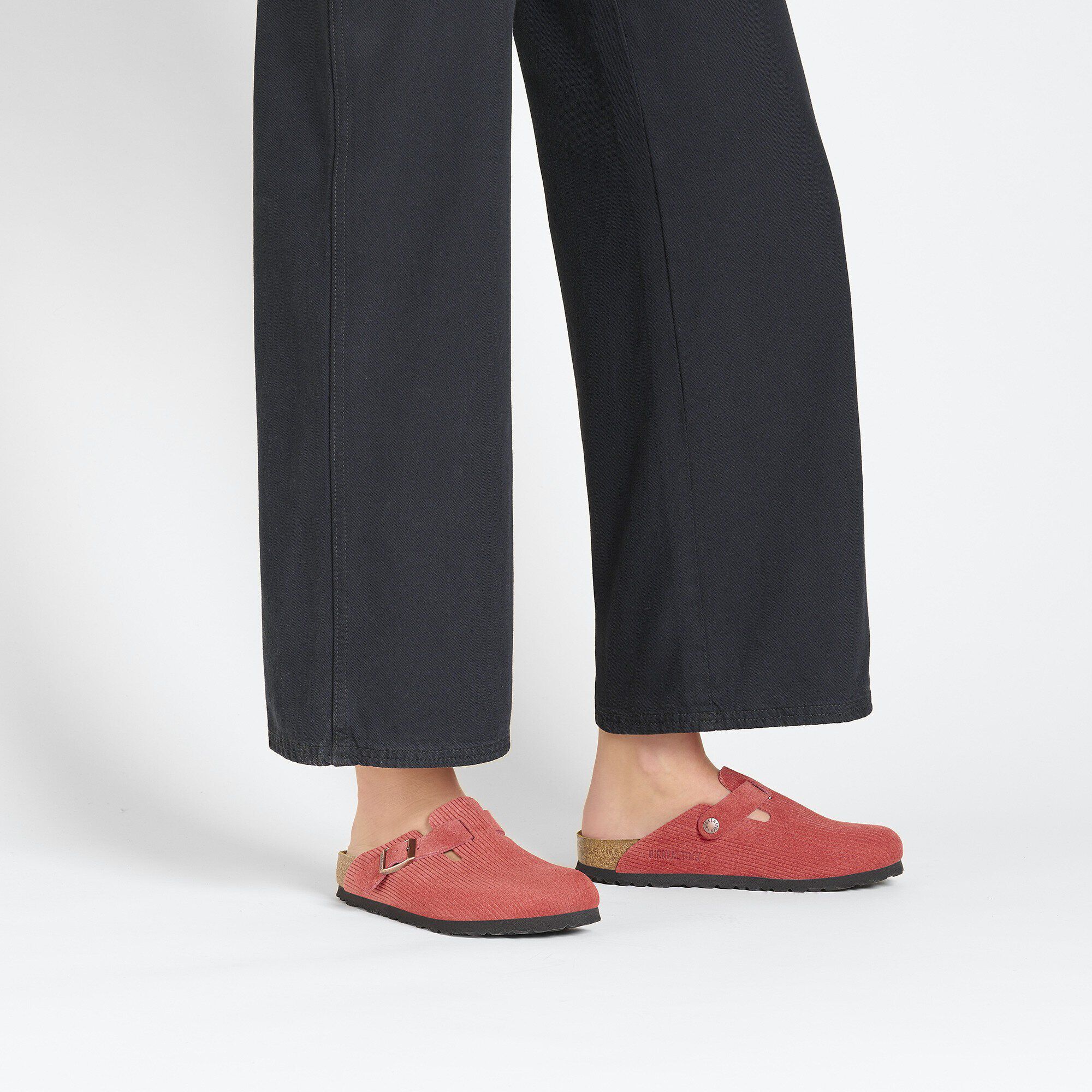Boston Suede Embossed Corduroy Sienna Red - Image 11