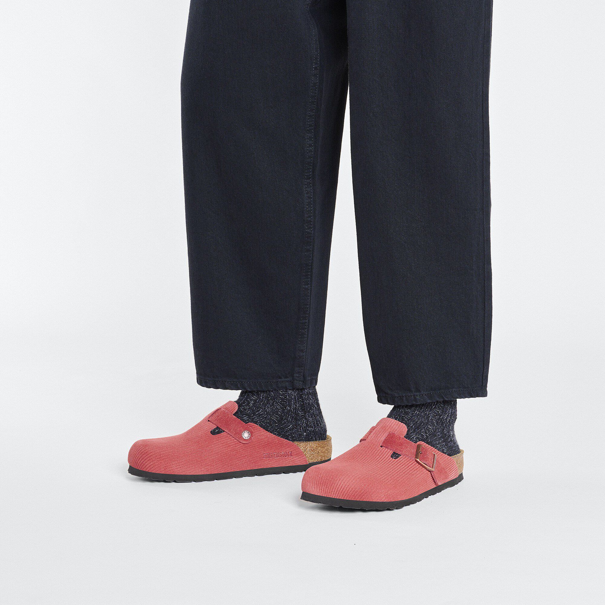 Boston Suede Embossed Corduroy Sienna Red - Image 10