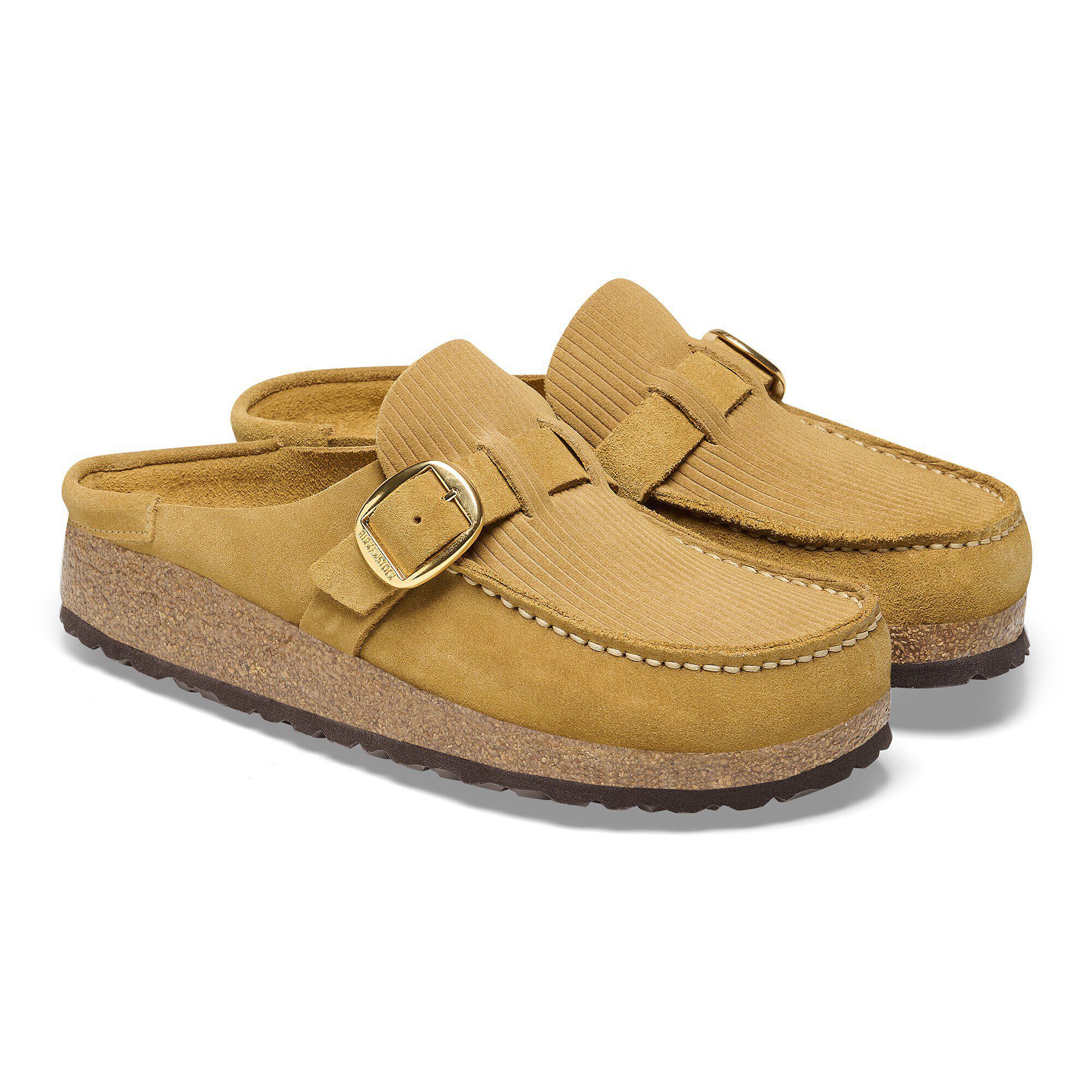 Buckley Suede Embossed Corduroy Cork Brown - Image 5