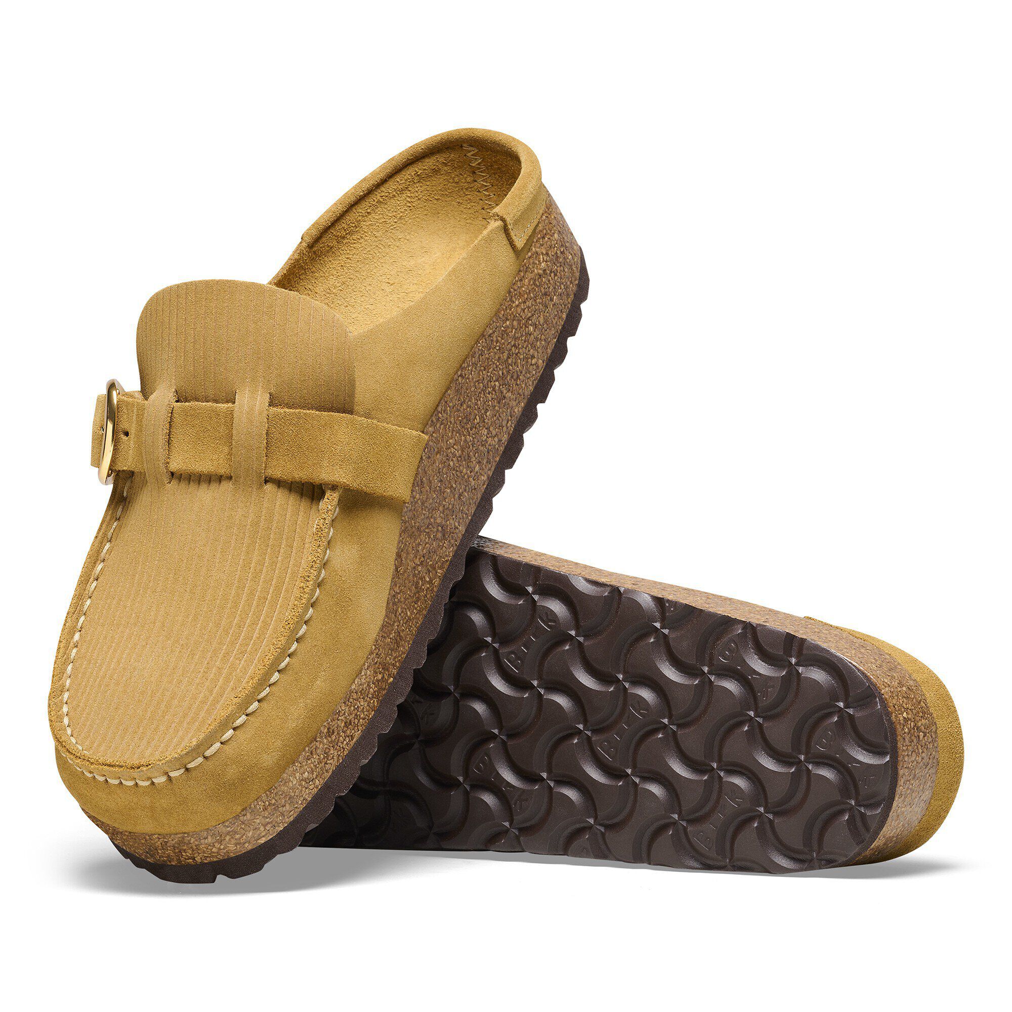 Buckley Suede Embossed Corduroy Cork Brown - Image 4