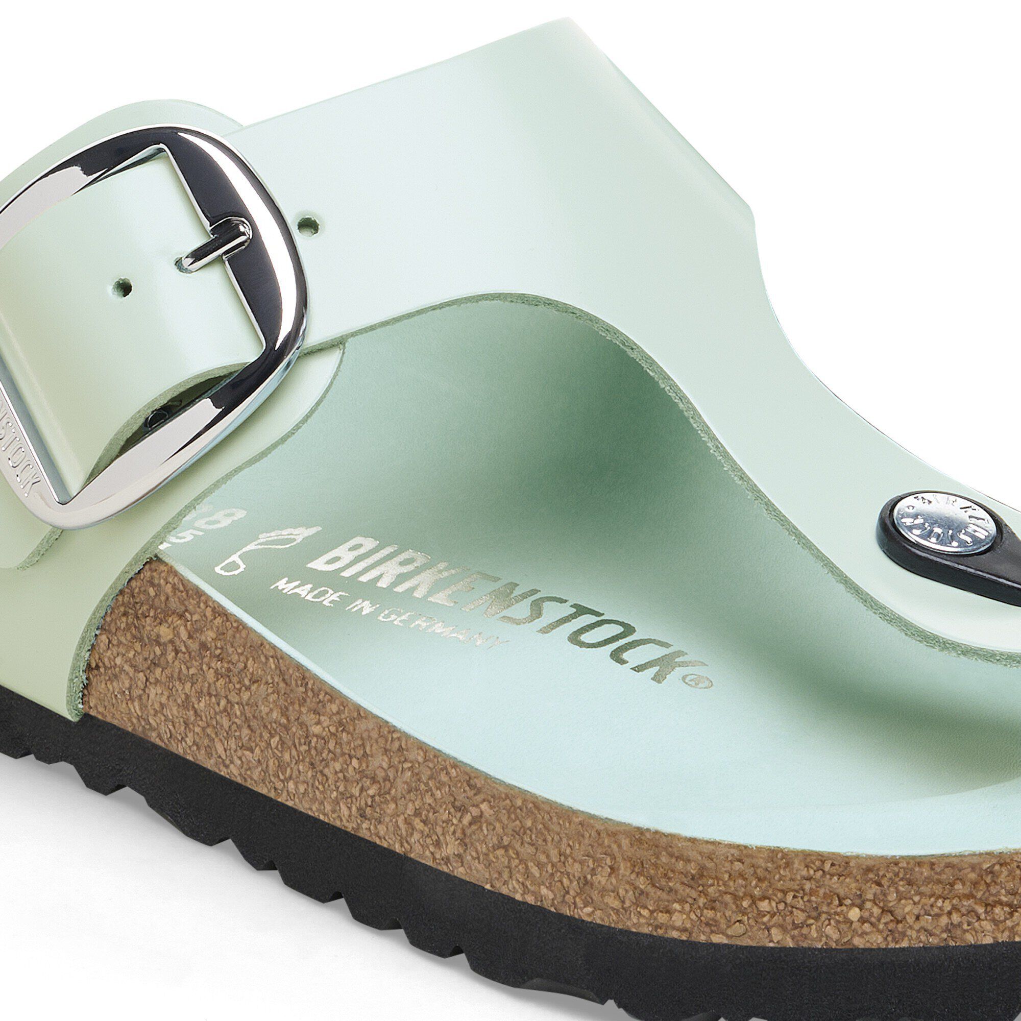 Gizeh Big Buckle Natural Leather Patent - Image 8