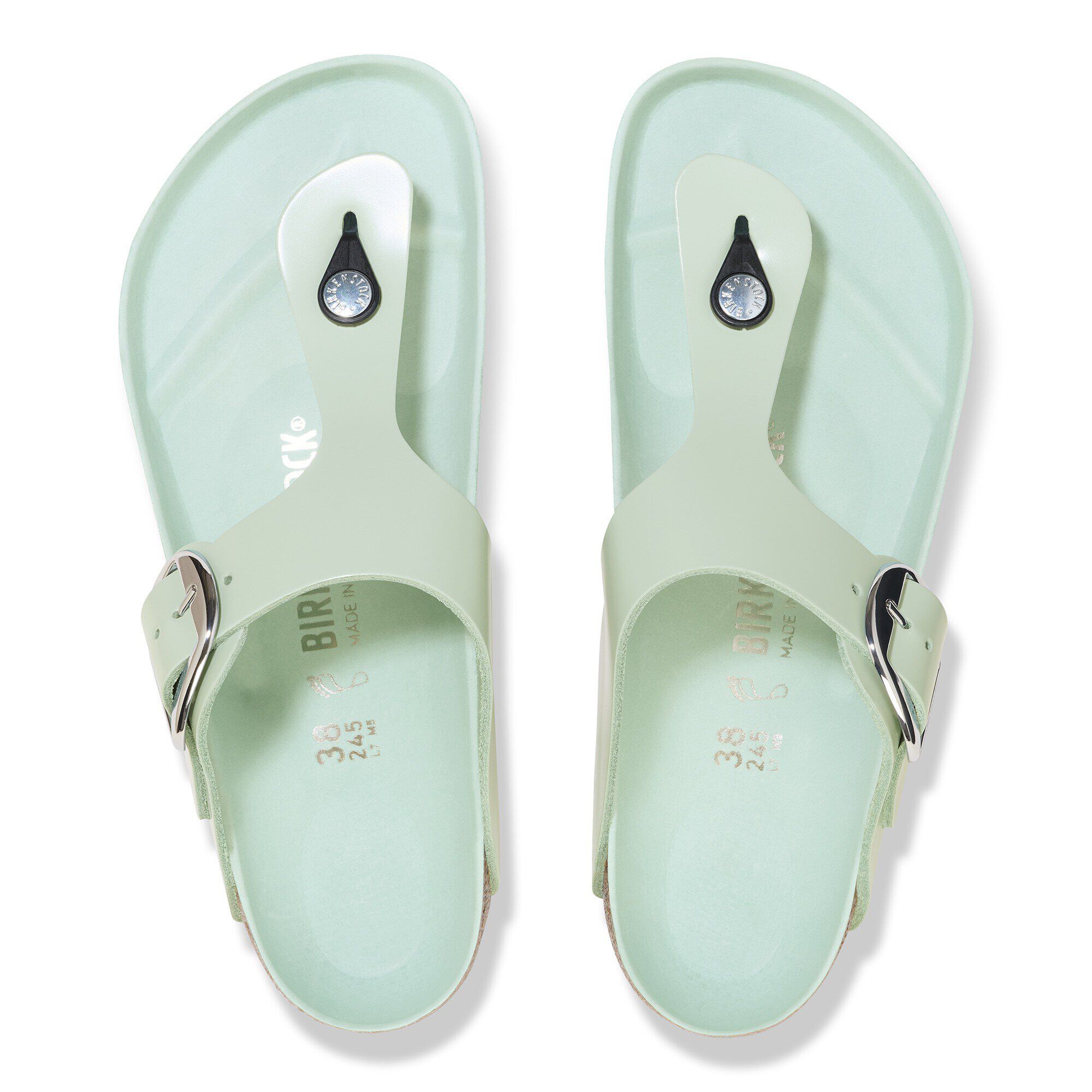 Gizeh Big Buckle Natural Leather Patent - Image 2