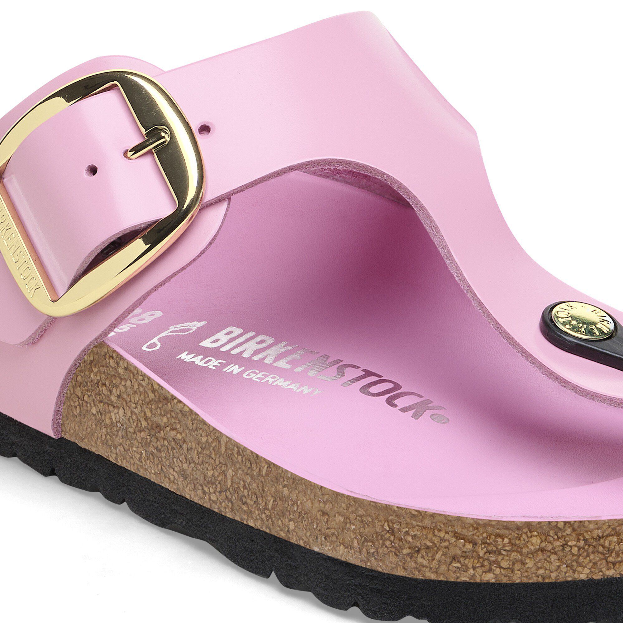 Gizeh Big Buckle Natural Leather Patent - Image 5
