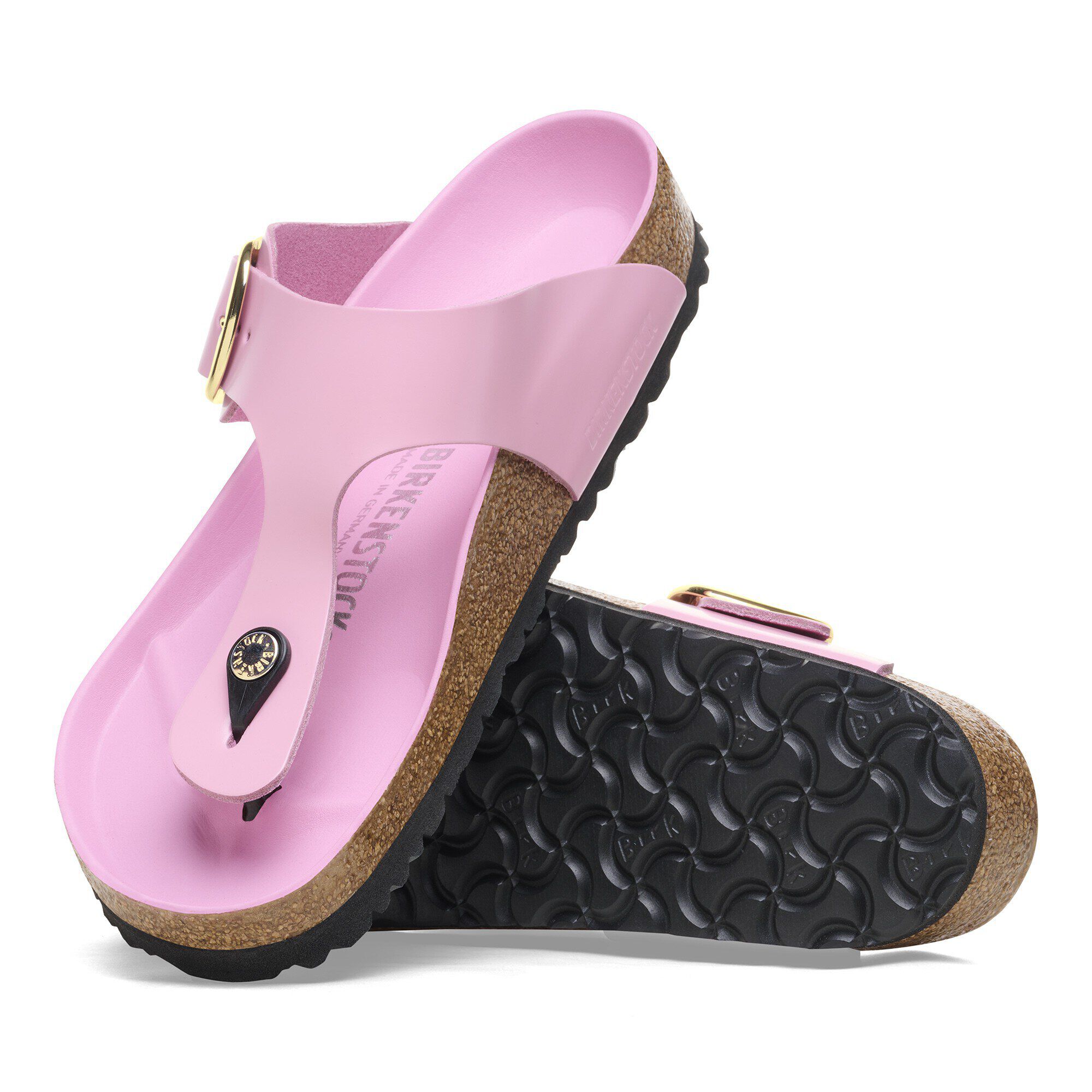 Gizeh Big Buckle Natural Leather Patent - Image 6