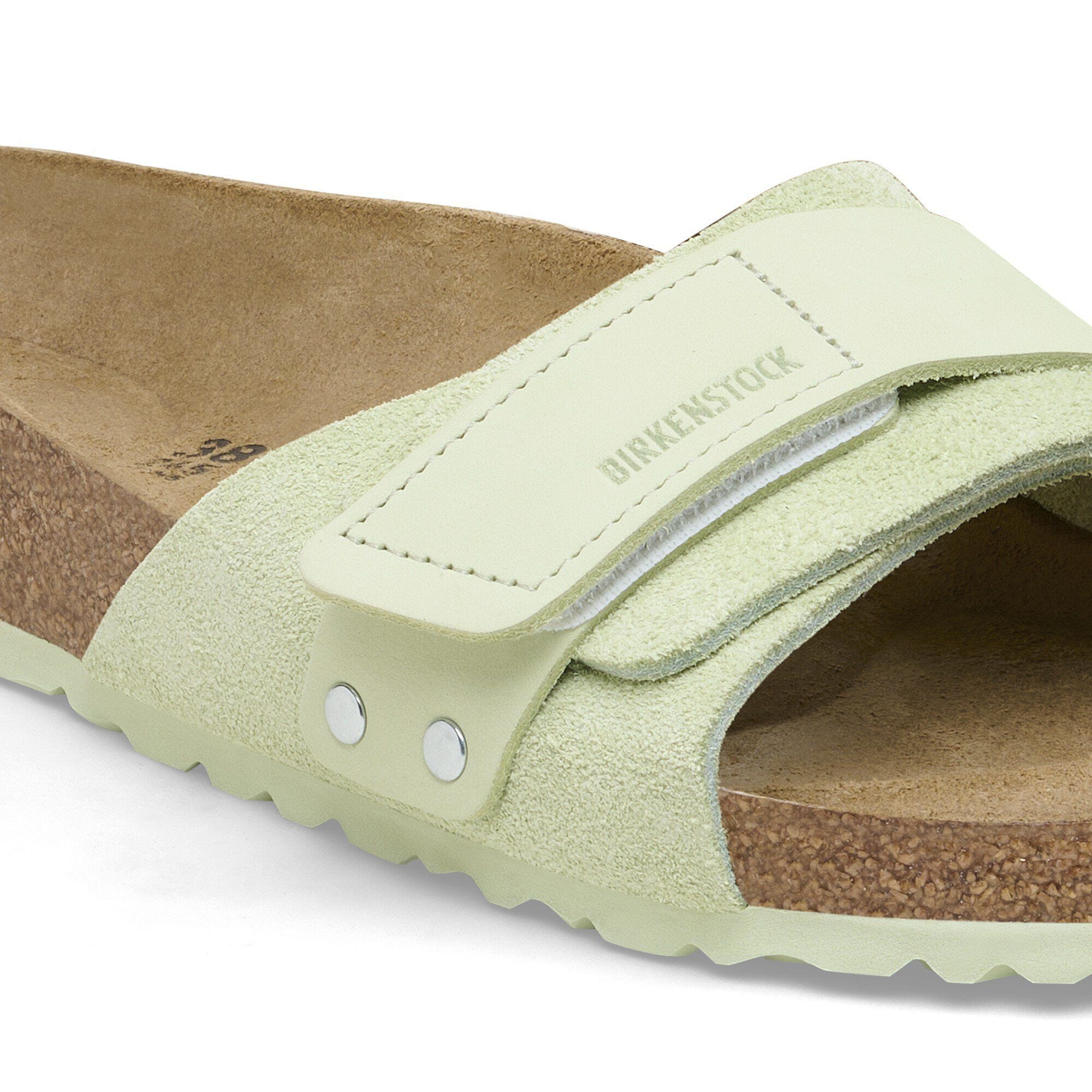 Oita Suede Leather Faded Lime - Image 5