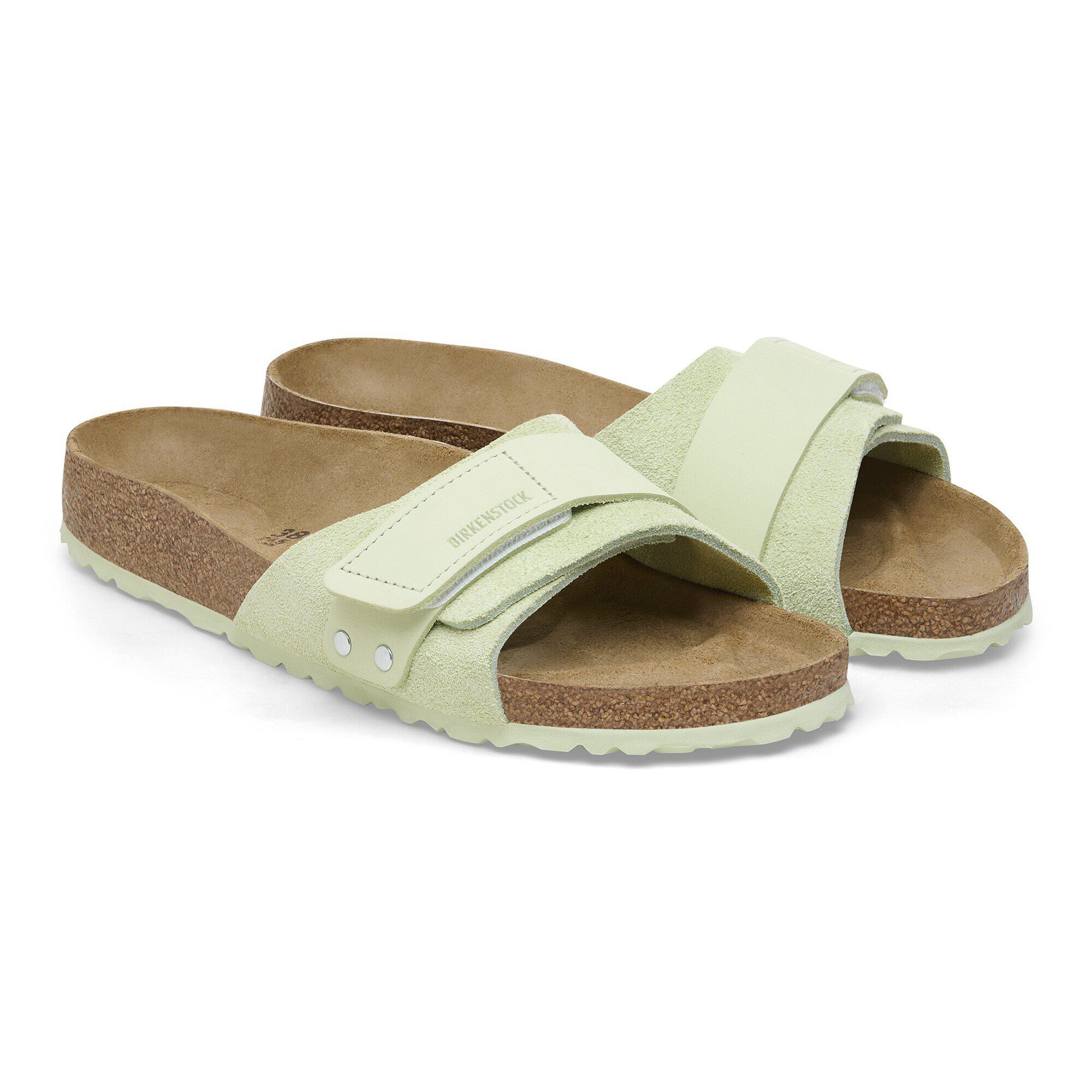 Oita Suede Leather Faded Lime - Image 6