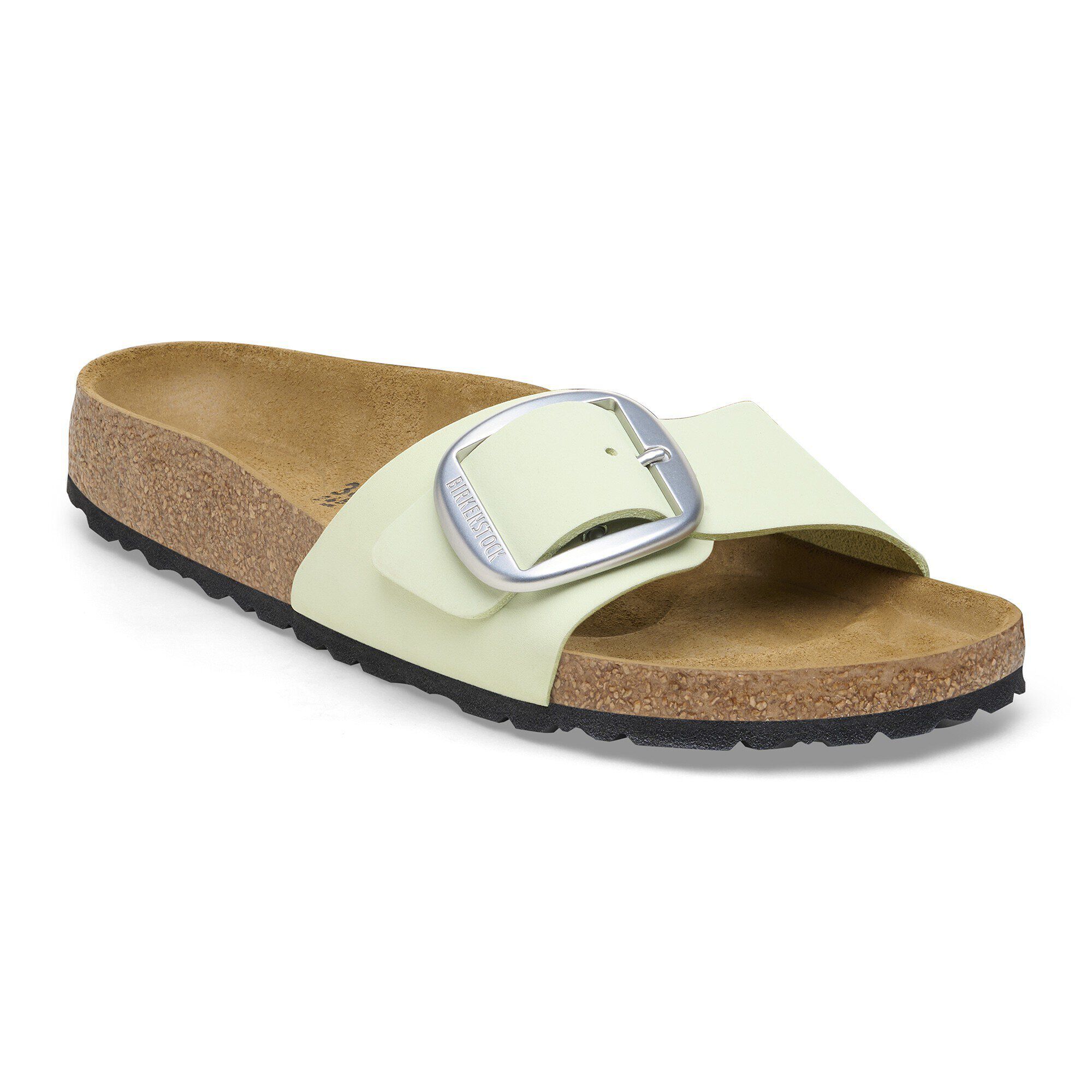 Madrid Big Buckle Nubuk Leather
