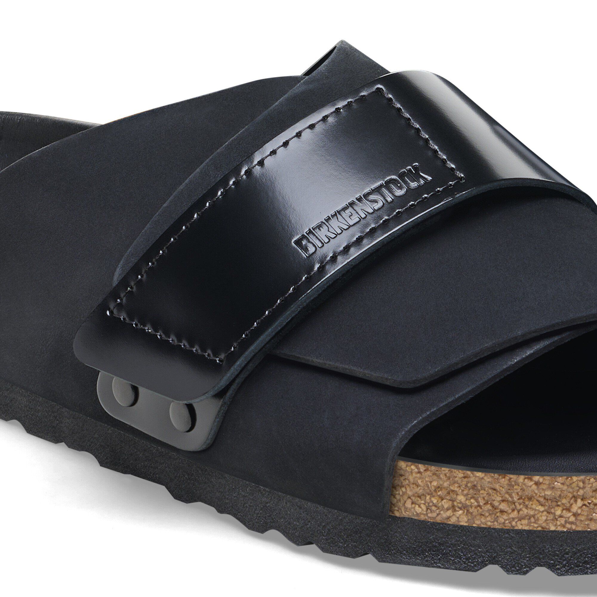 Kyoto Nubuck Leather Black - Image 8