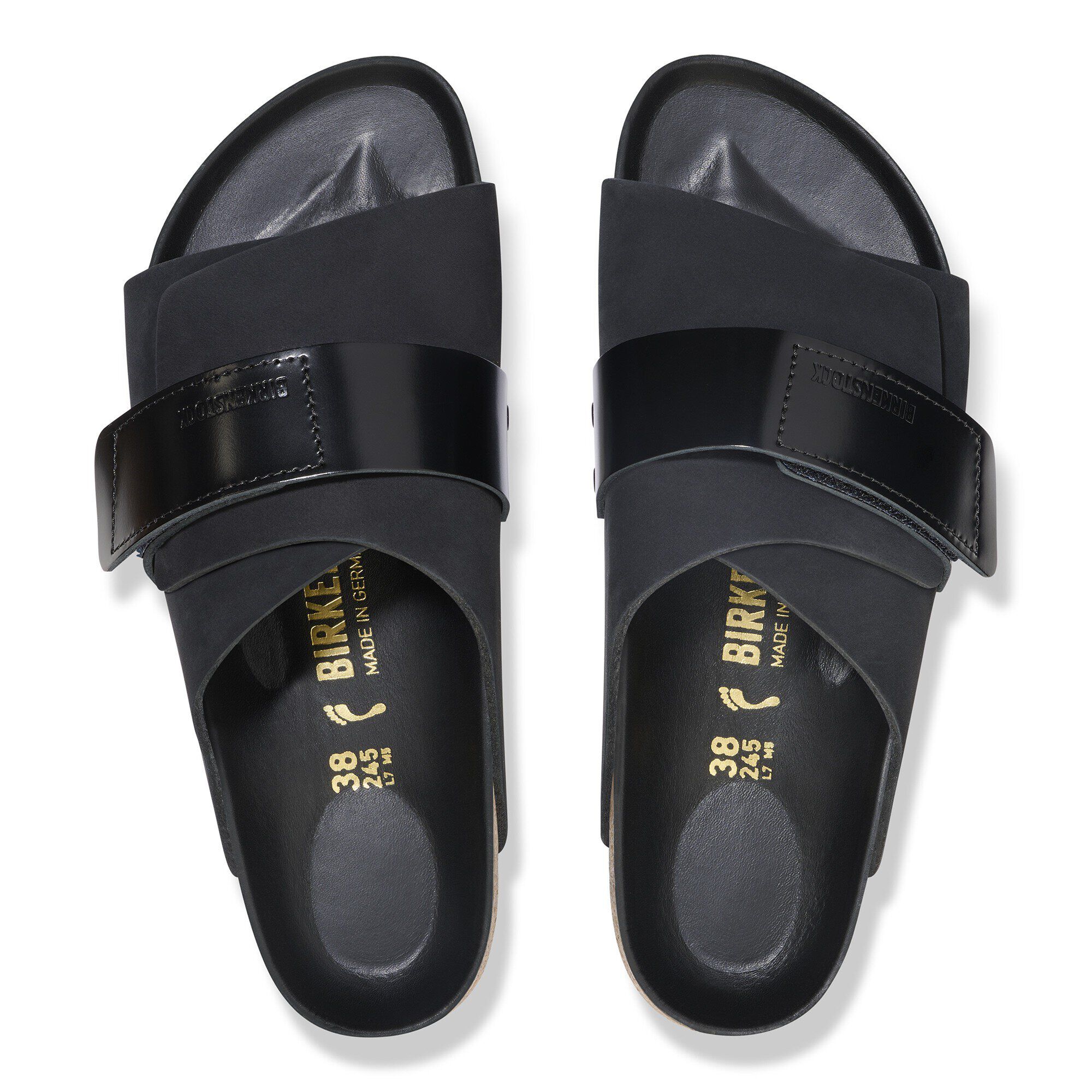 Kyoto Nubuck Leather Black - Image 2