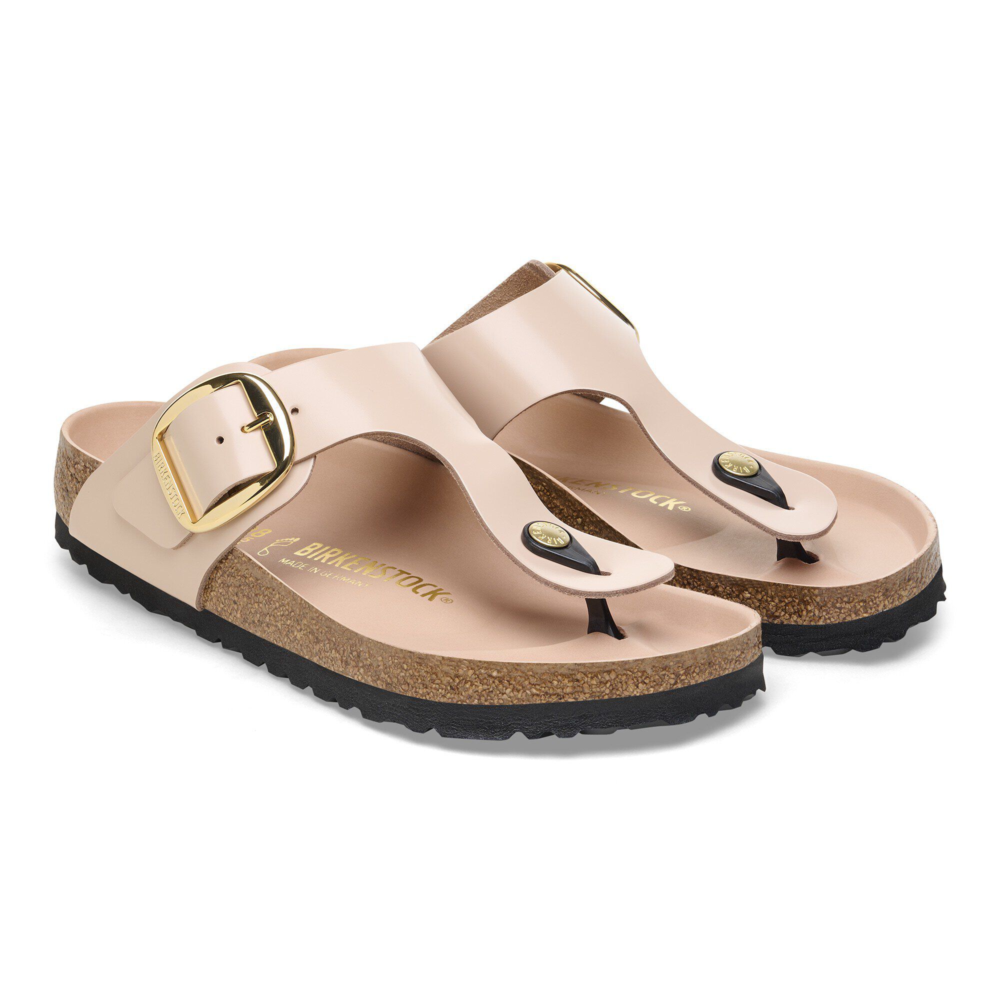 Gizeh Big Buckle Natural Leather Patent - Image 8