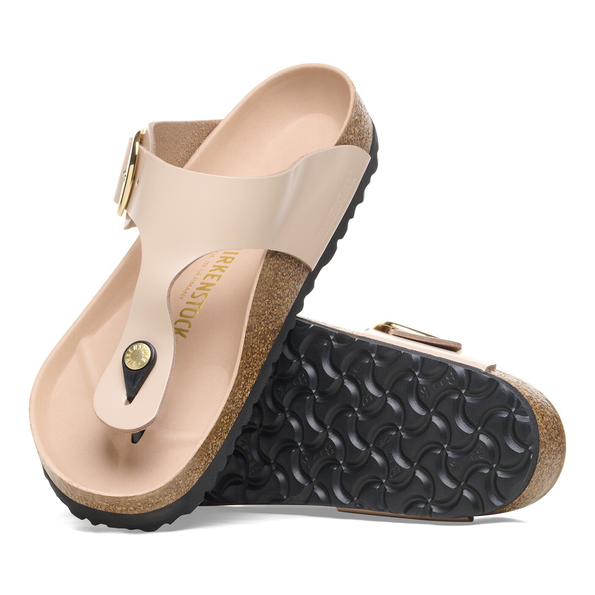 Gizeh Big Buckle Natural Leather Patent - Image 7