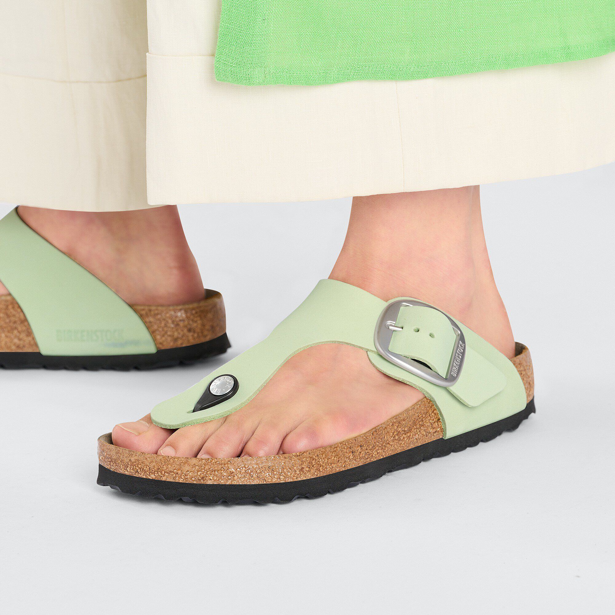 Gizeh Big Buckle Nubuk Leather - Image 8