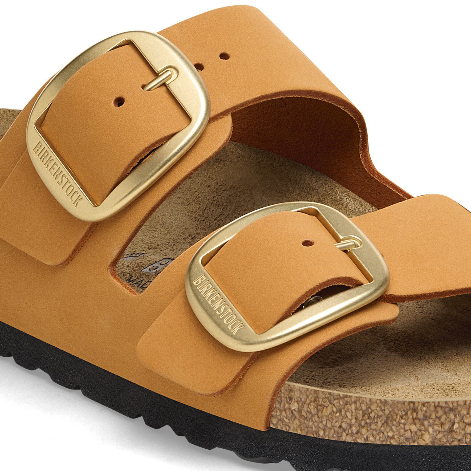 Arizona Big Buckle Nubuck Leather Burnt Orange - Image 4