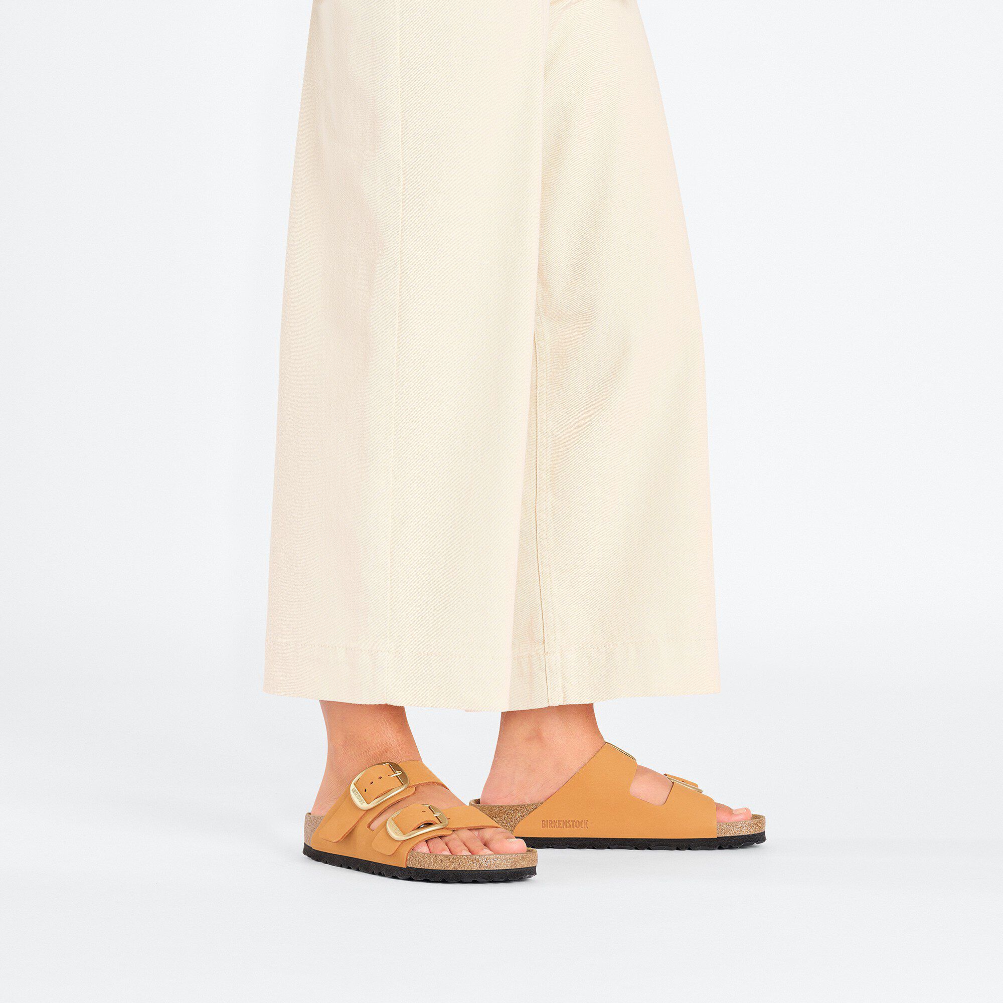 Arizona Big Buckle Nubuck Leather Burnt Orange - Image 8
