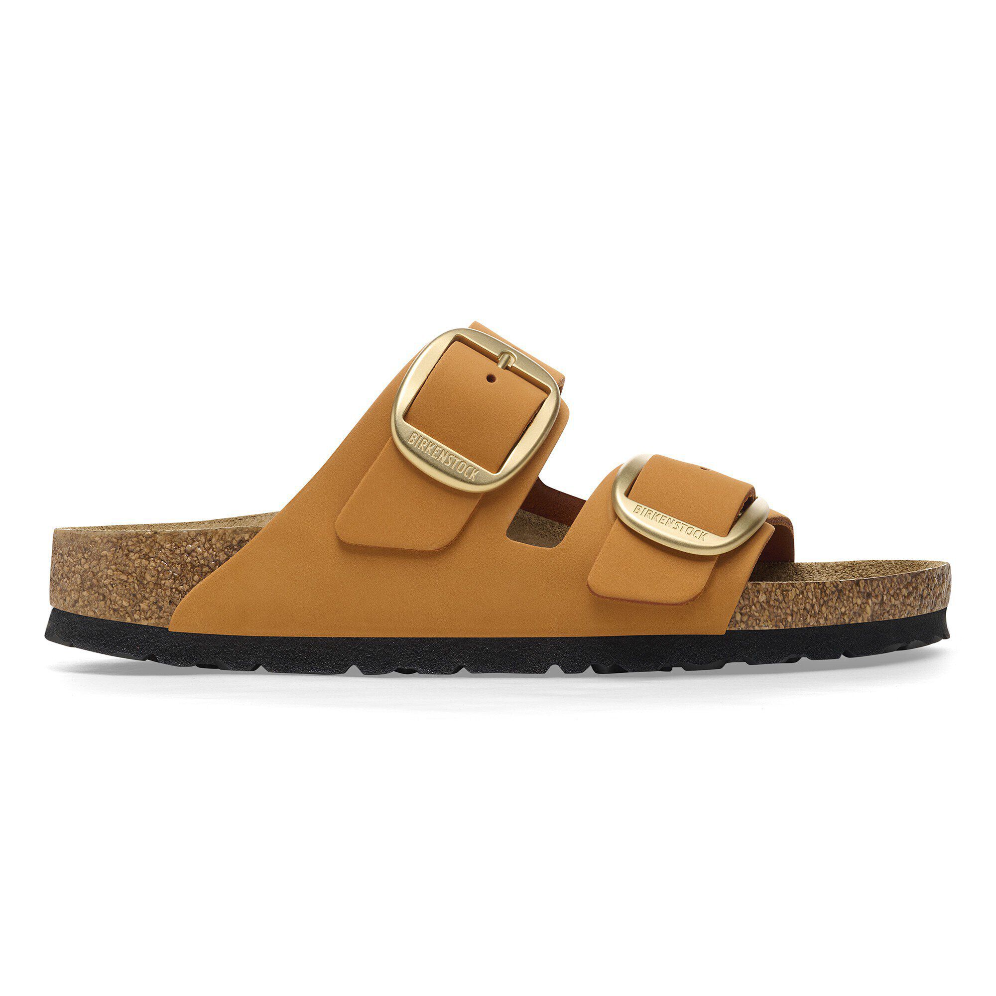 Arizona Big Buckle Nubuck Leather Burnt Orange - Image 3
