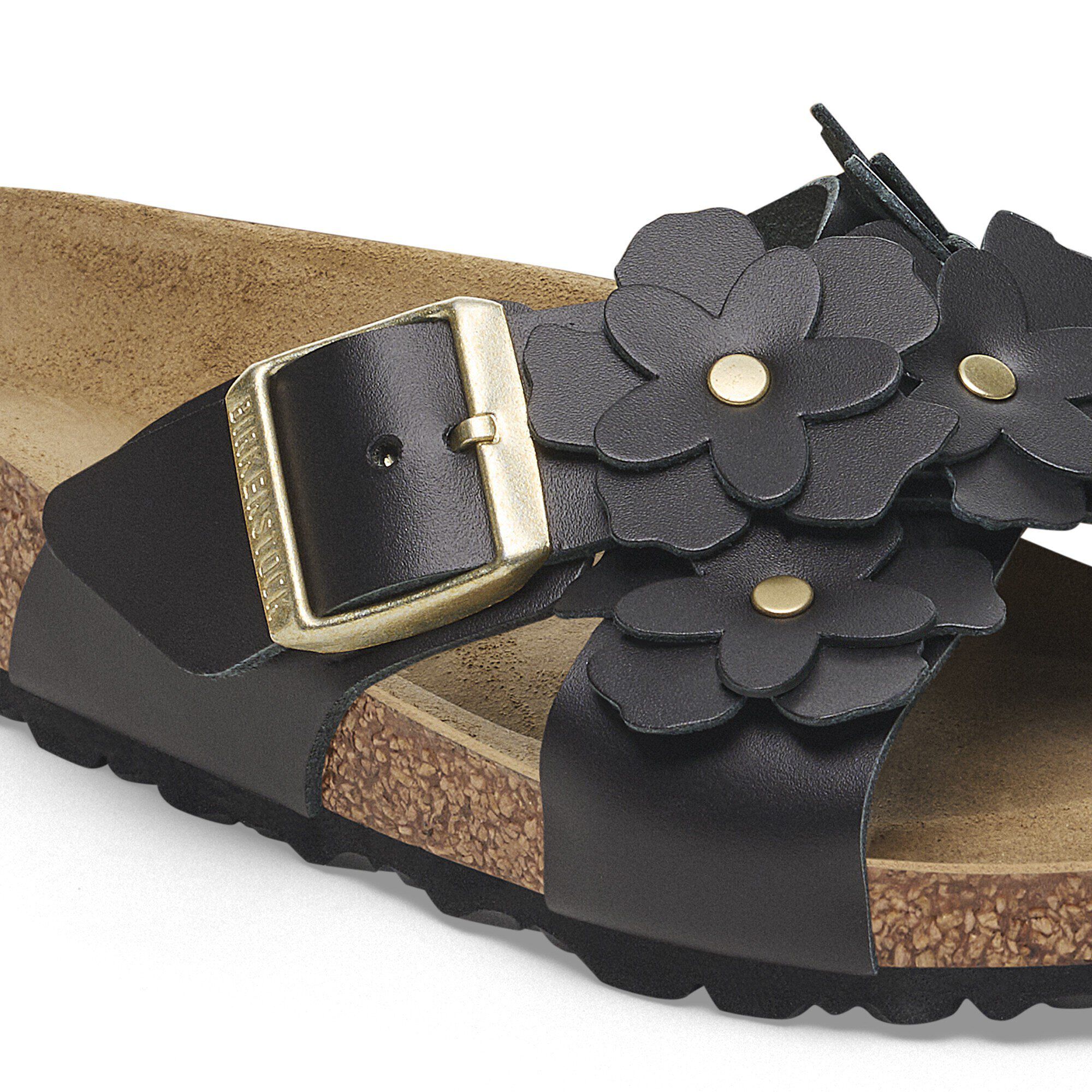 Siena Flower Embellishment Natural Leather - Image 7