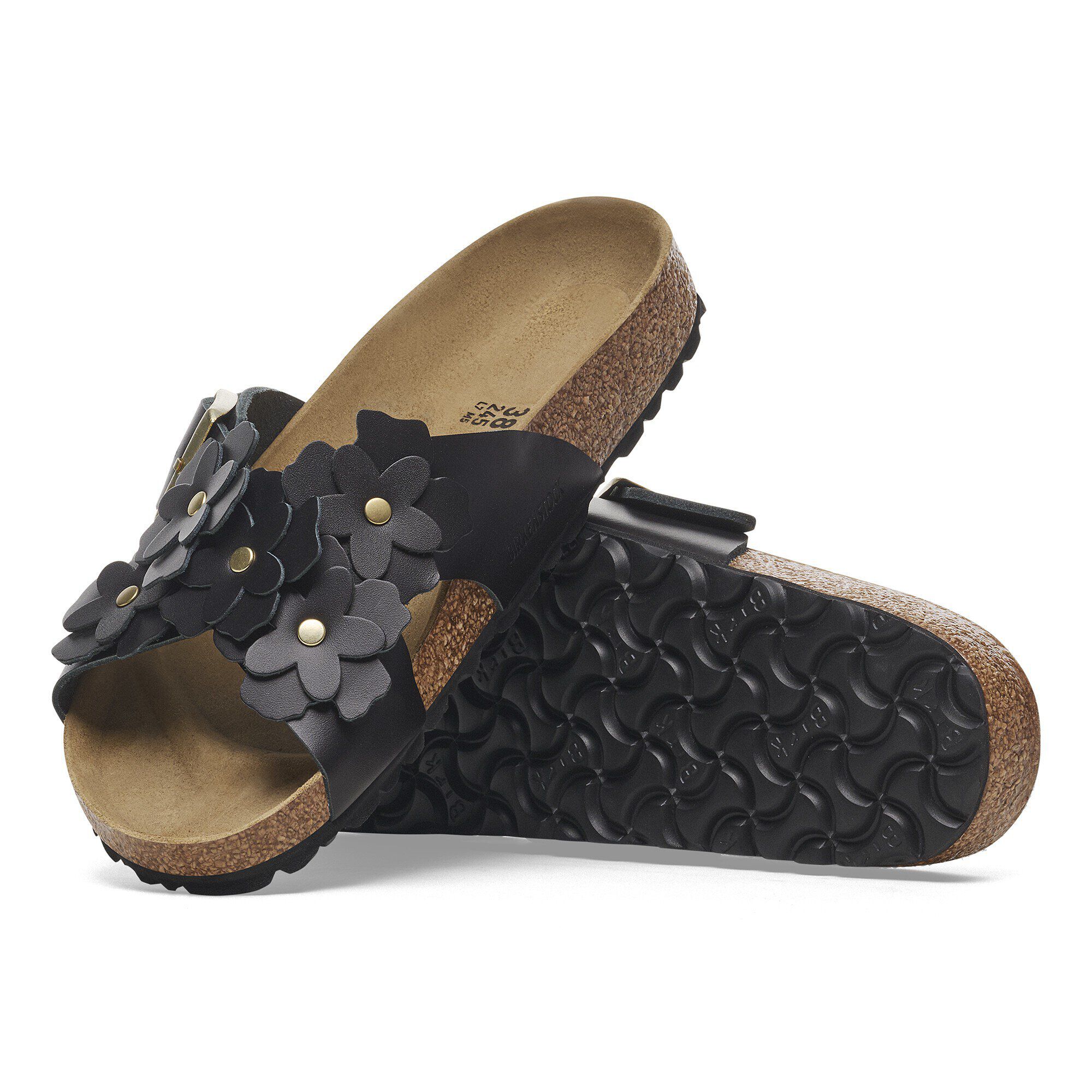 Siena Flower Embellishment Natural Leather - Image 8
