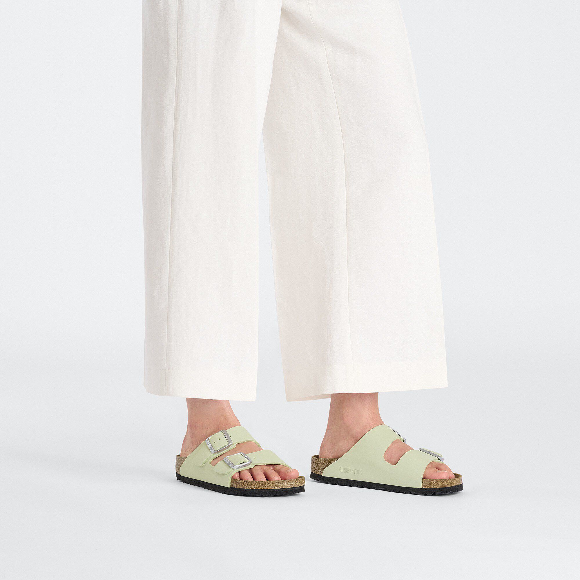Arizona Nubuck Leather Faded Lime - Image 8