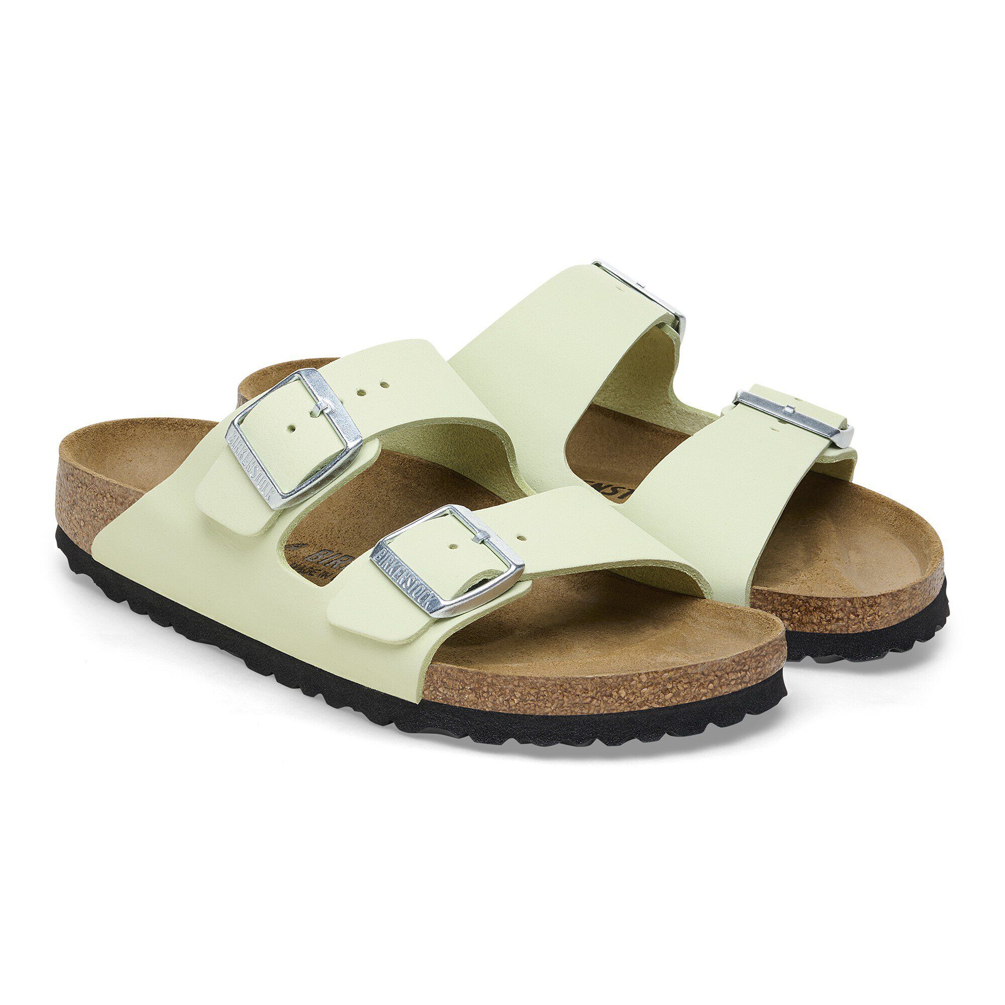 Arizona Nubuck Leather Faded Lime - Image 5