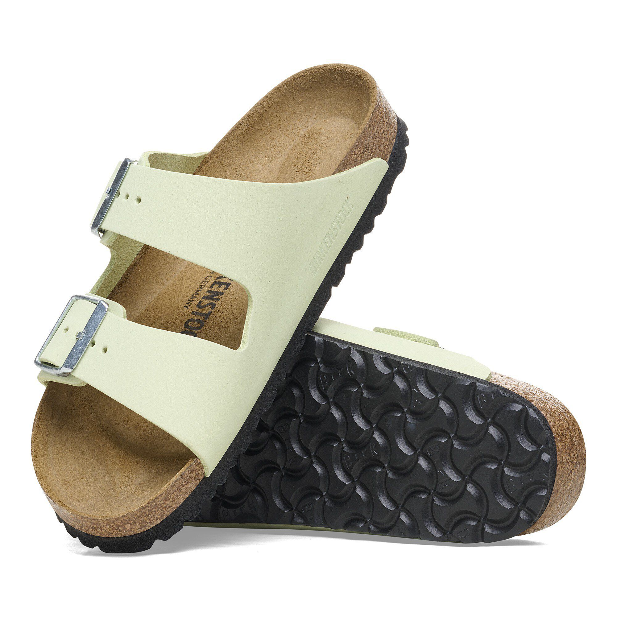 Arizona Nubuck Leather Faded Lime - Image 4