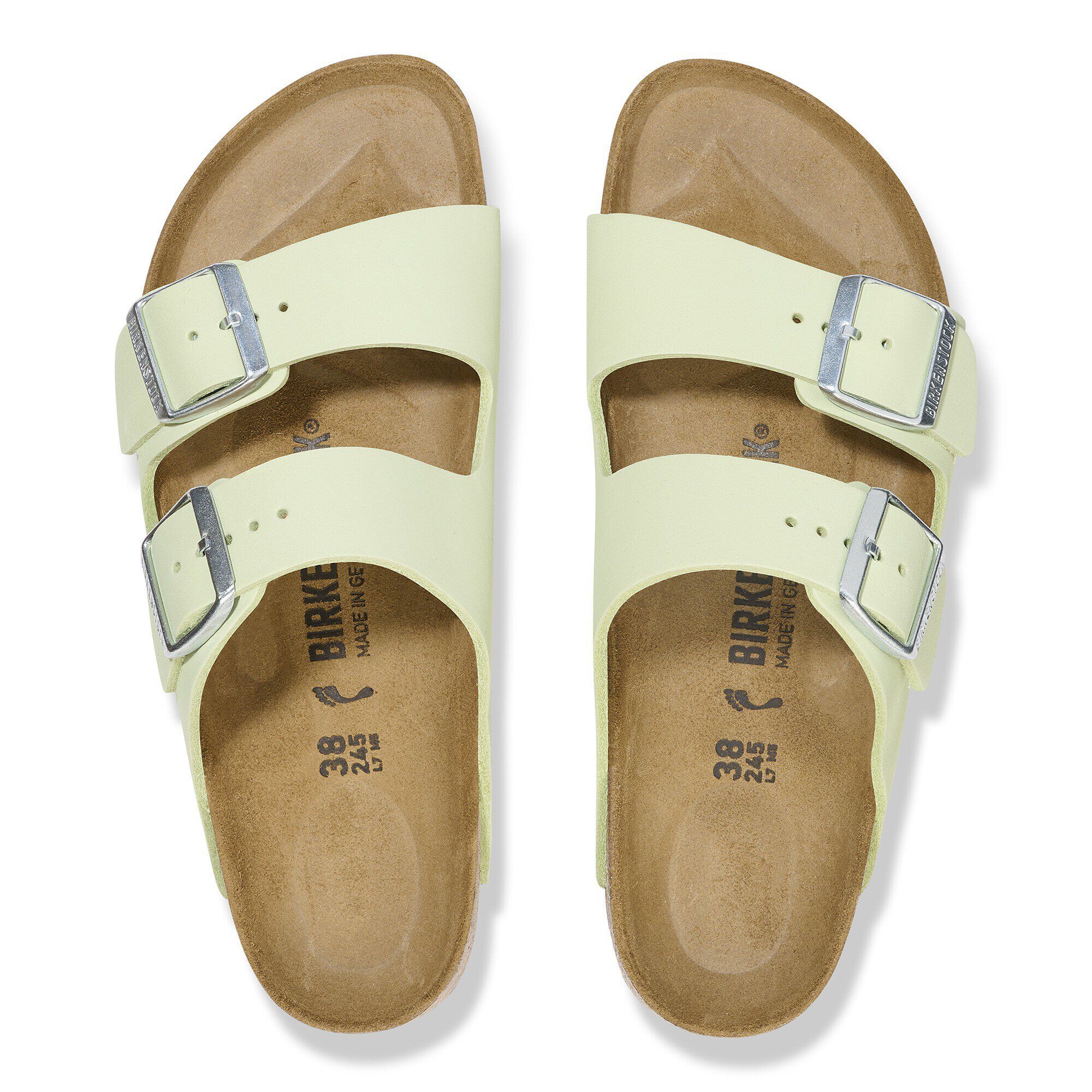 Arizona Nubuck Leather Faded Lime - Image 2