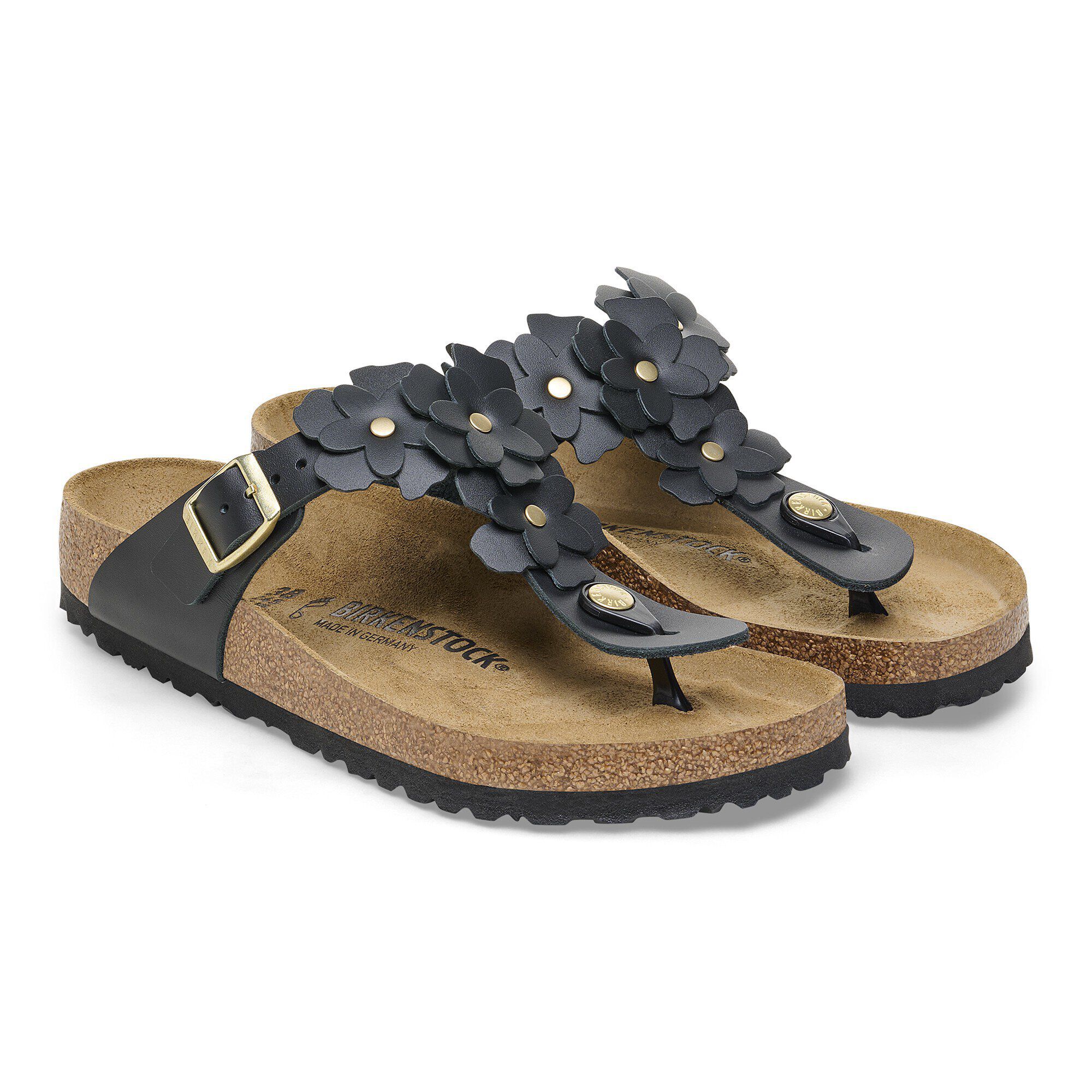 Gizeh Flower Embellishment Natural Leather - Image 4